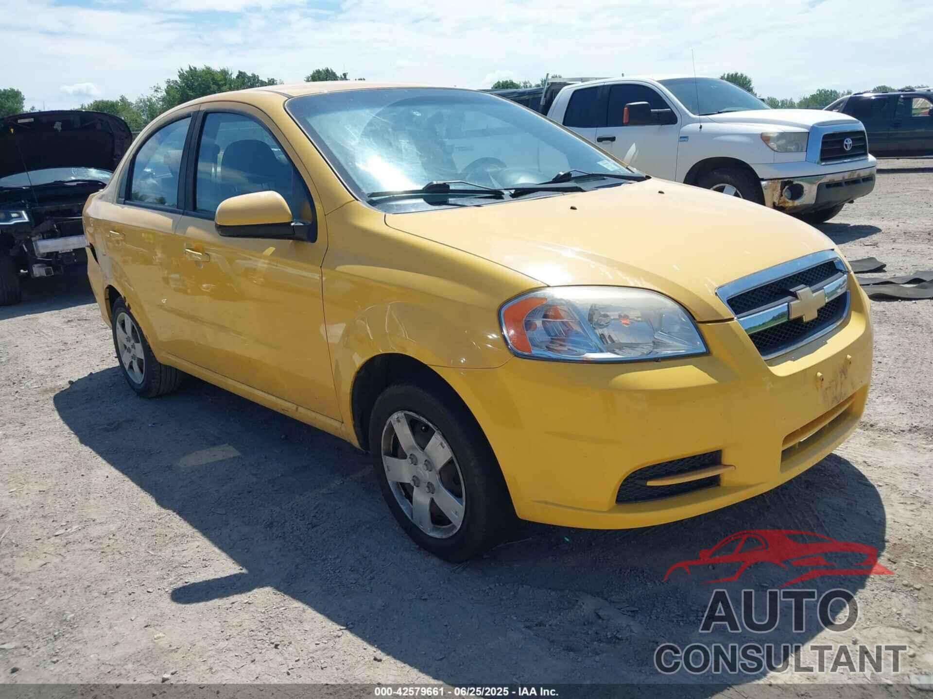 CHEVROLET AVEO 2011 - KL1TD5DE1BB138181