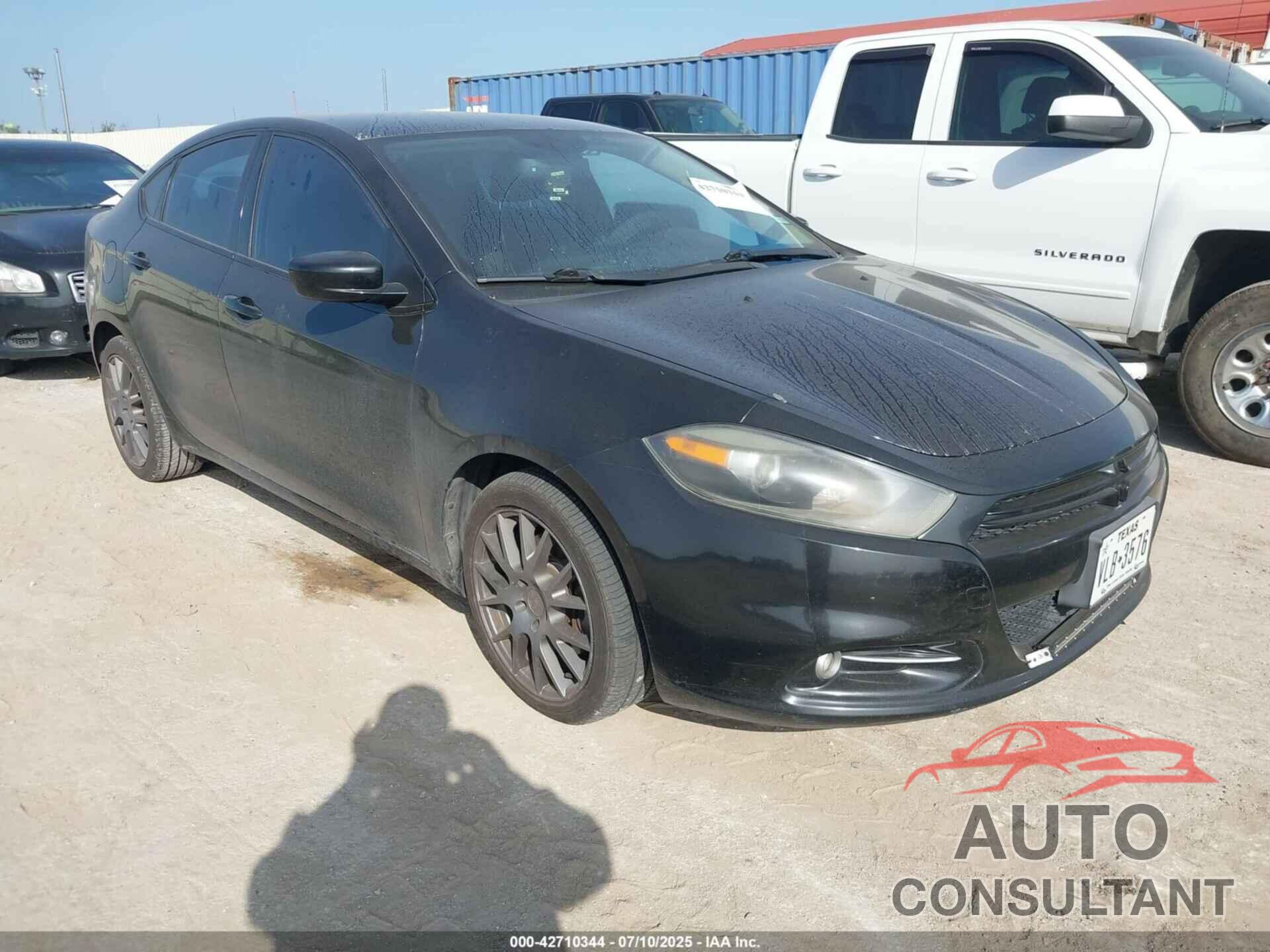 DODGE DART 2013 - 1C3CDFBA2DD344684