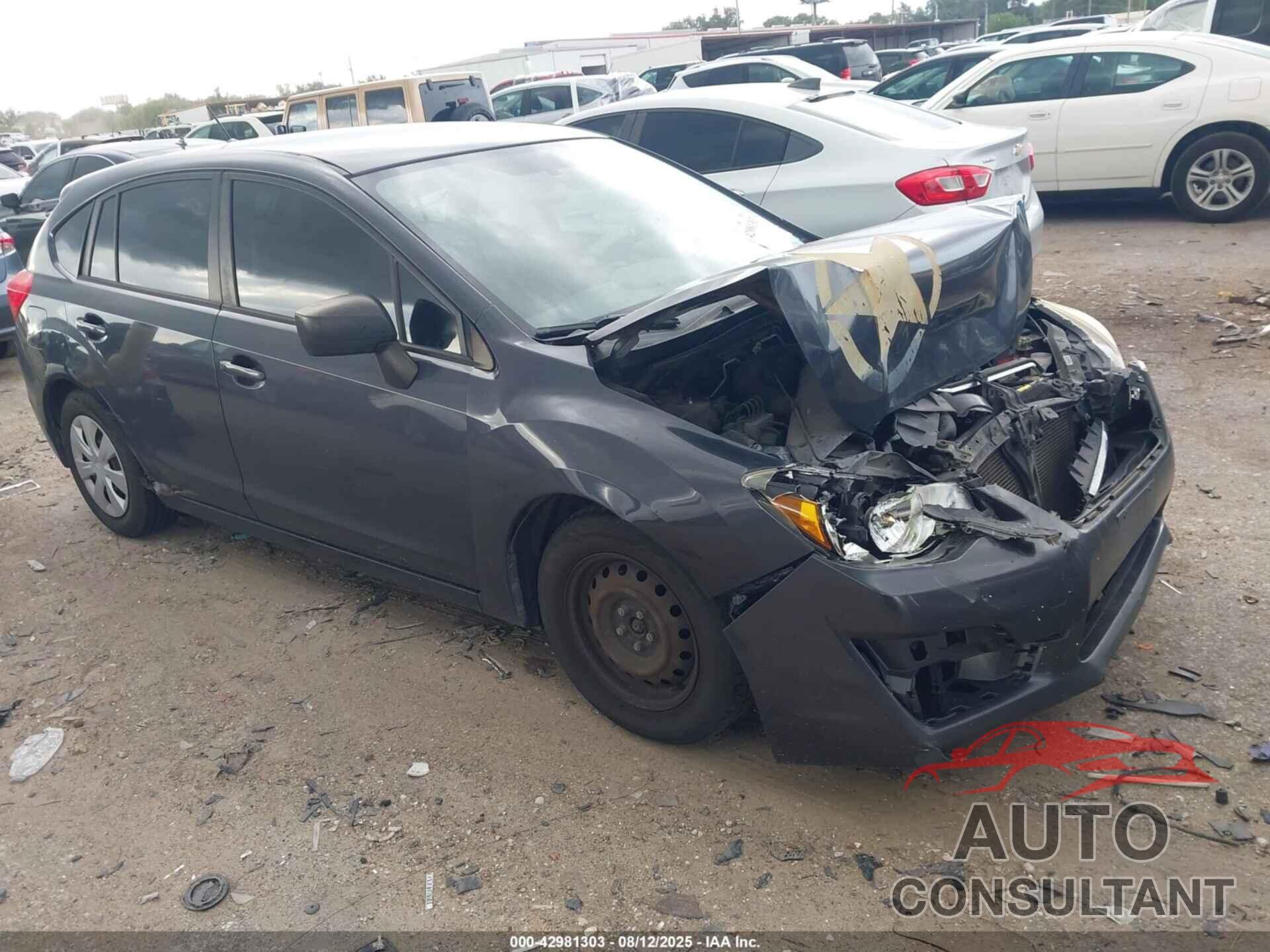 SUBARU IMPREZA 2015 - JF1GPAA6XF8322597