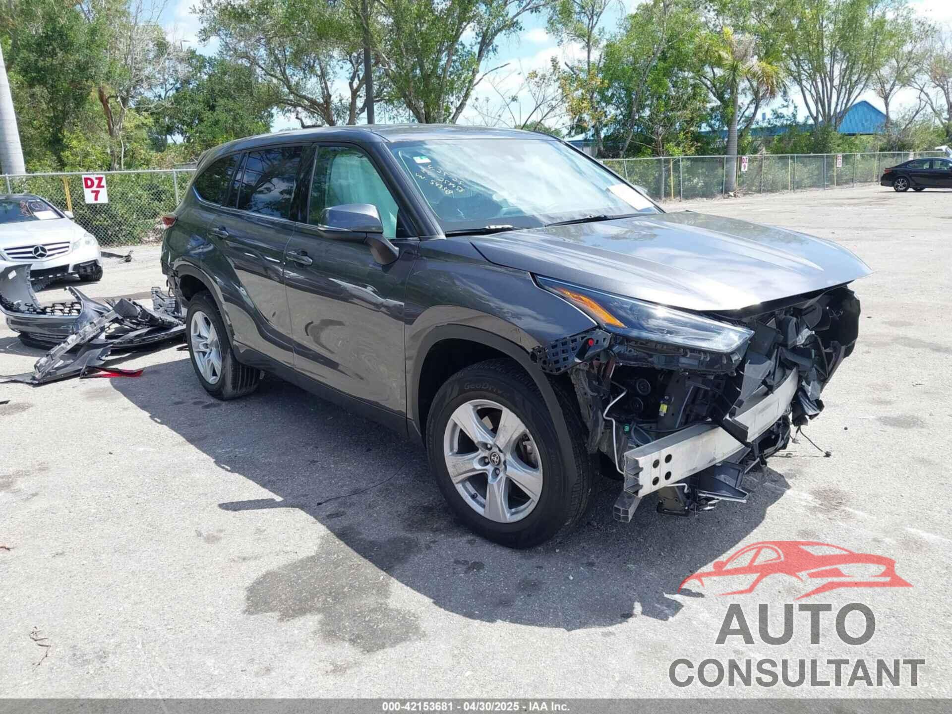 TOYOTA HIGHLANDER 2022 - 5TDCZRAH4NS543318
