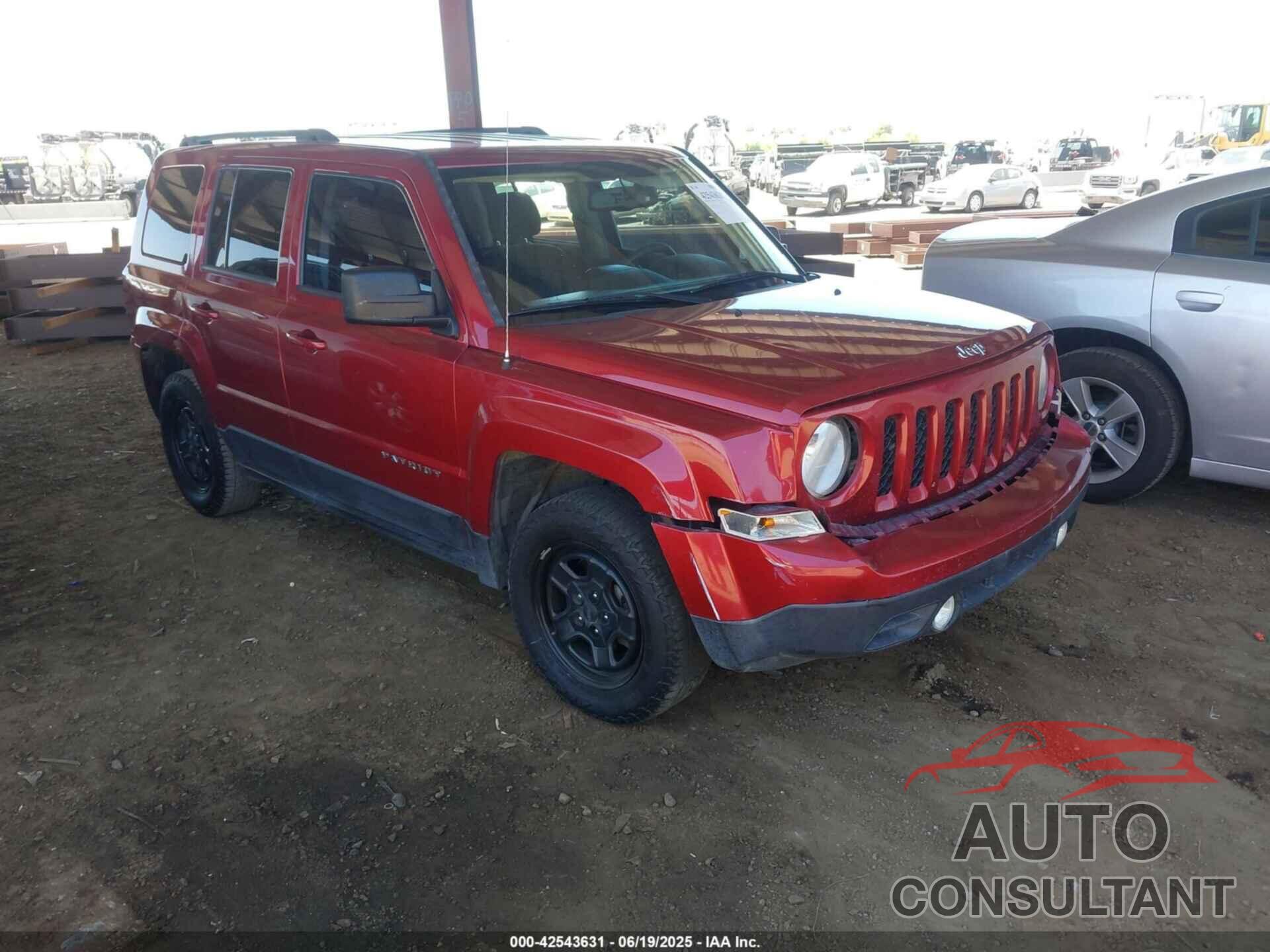JEEP PATRIOT 2017 - 1C4NJPBB1HD103412