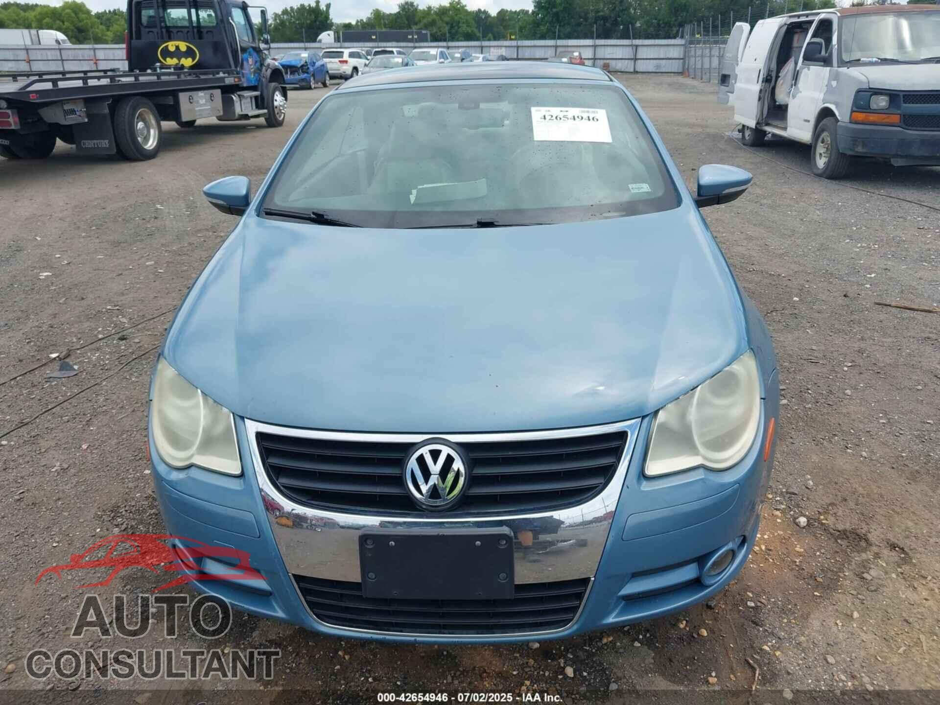 VOLKSWAGEN EOS 2009 - WVWFA71F19V011298