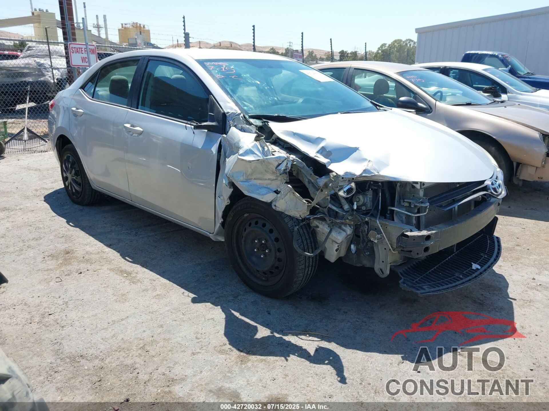 TOYOTA COROLLA 2016 - 5YFBURHE2GP428251
