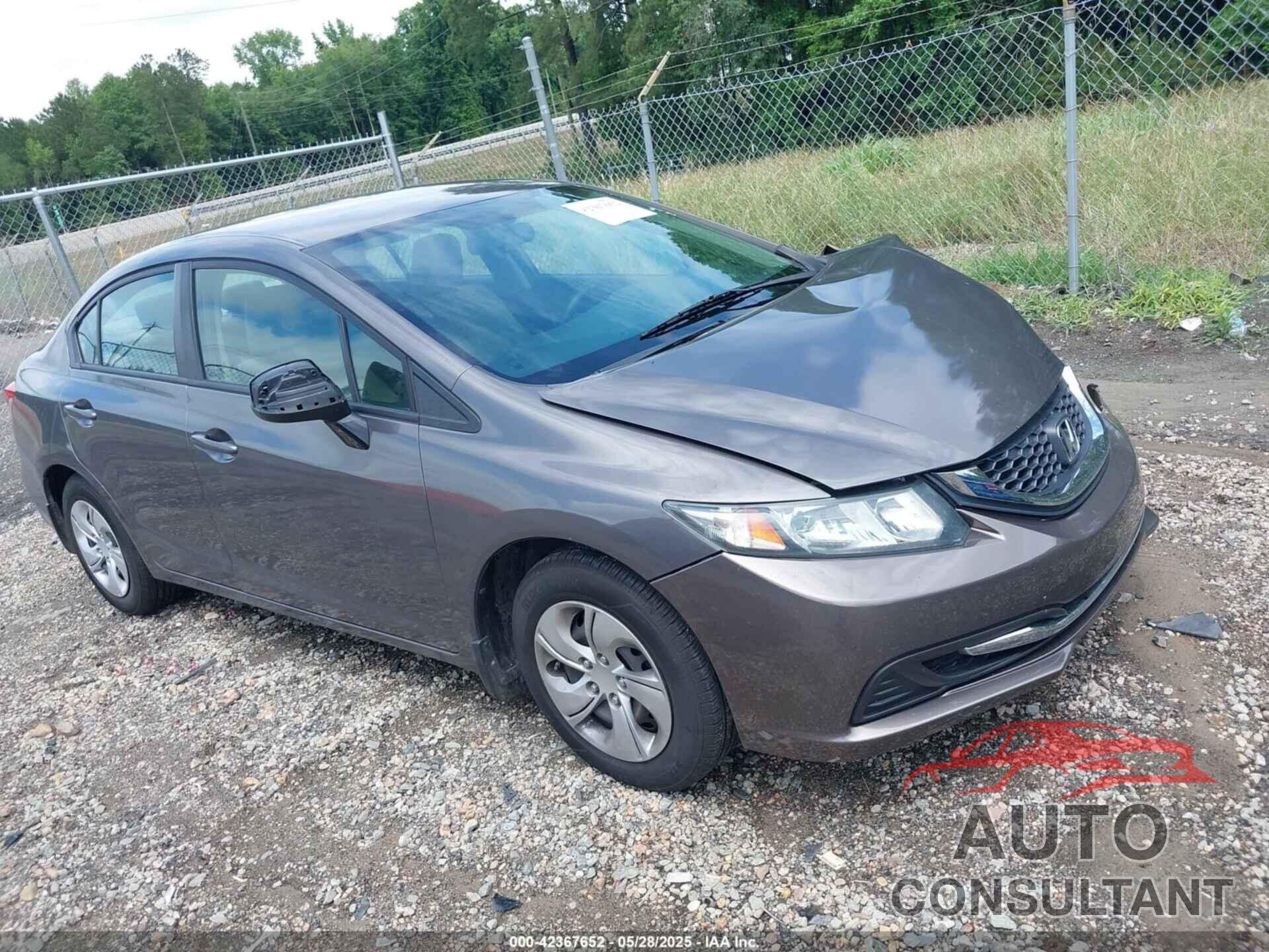 HONDA CIVIC 2014 - 2HGFB2F51EH512776