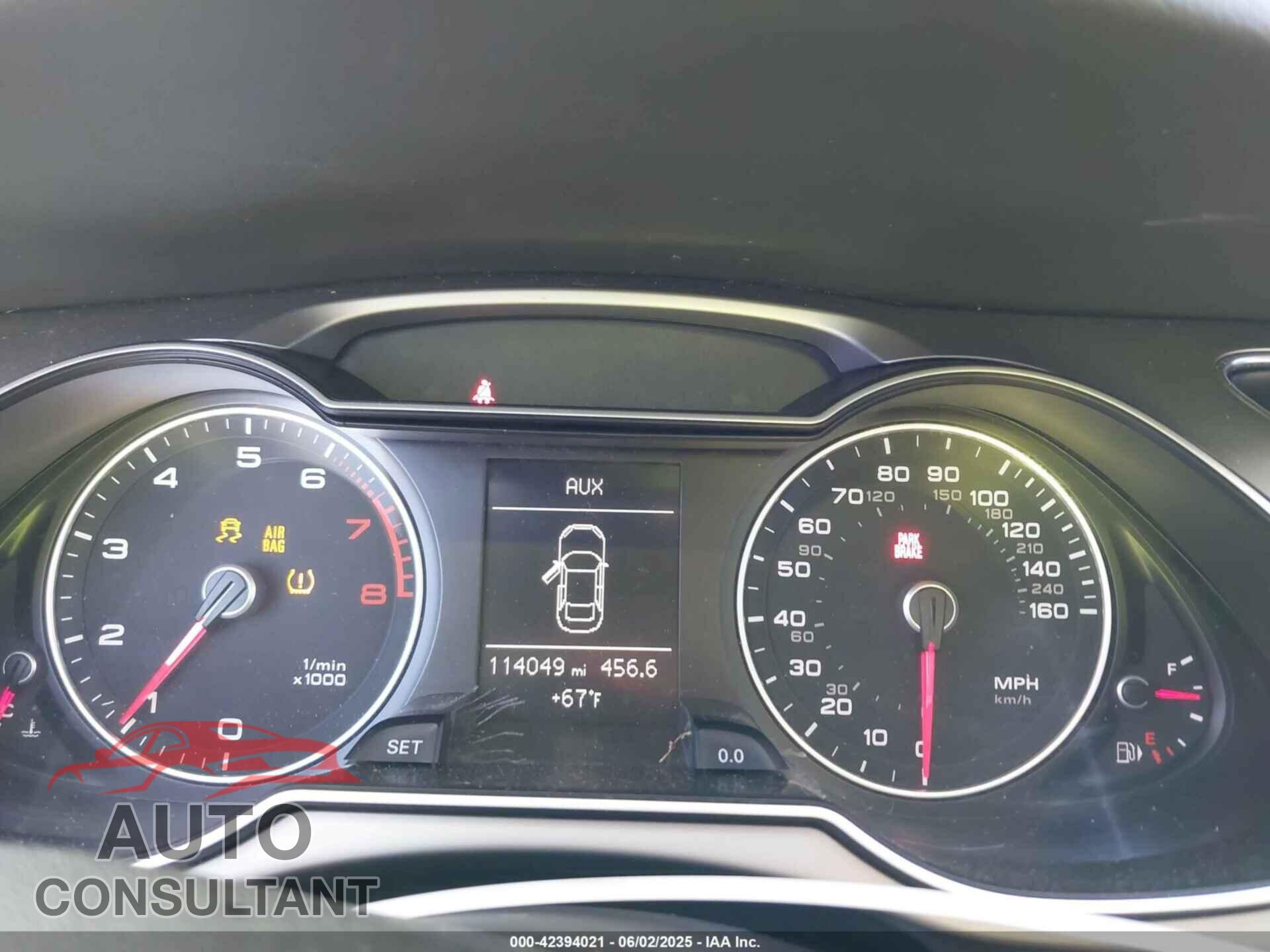 AUDI A4 2013 - WAUDFAFL5DA158032
