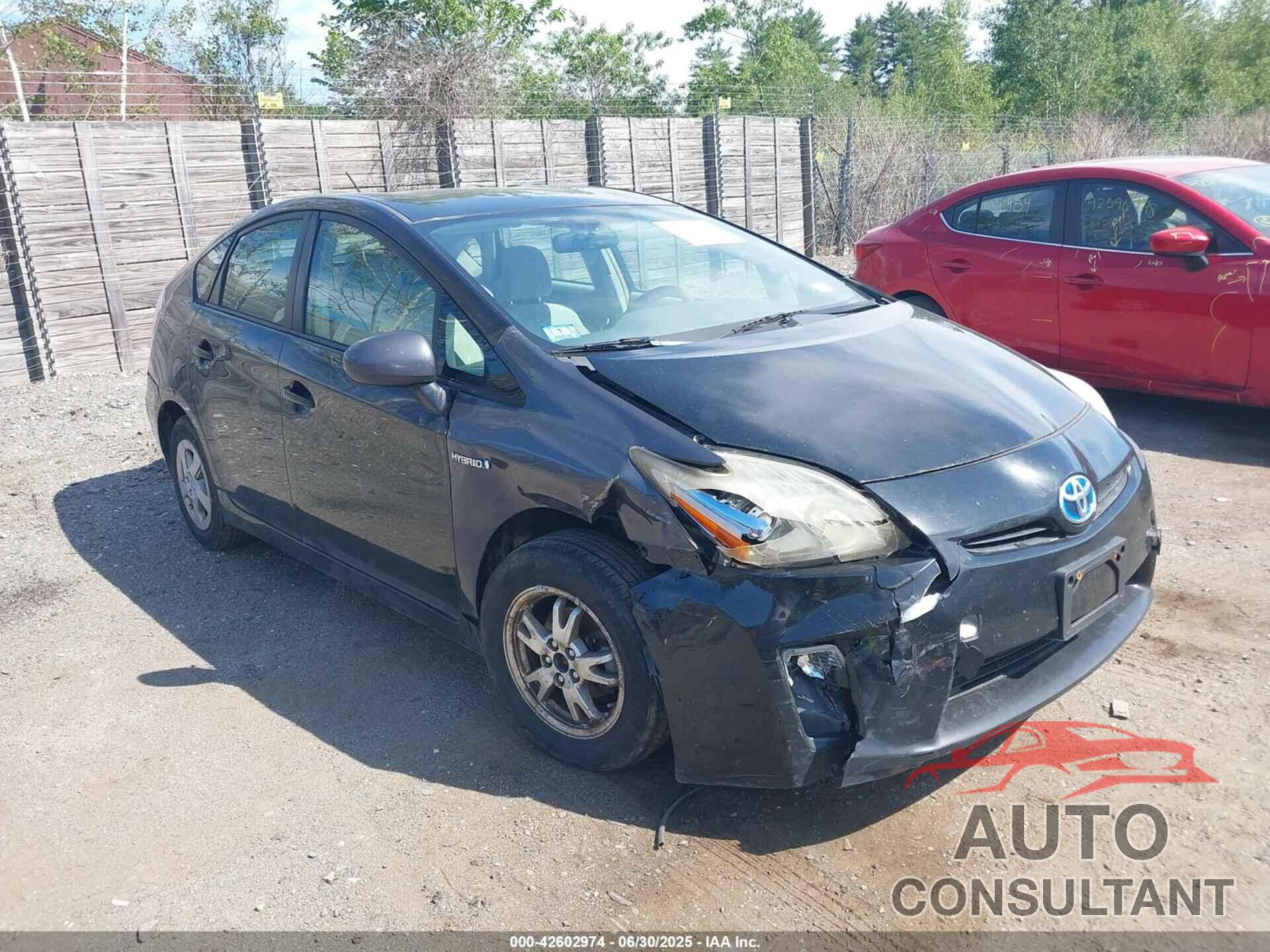 TOYOTA PRIUS 2011 - JTDKN3DU7B5327056