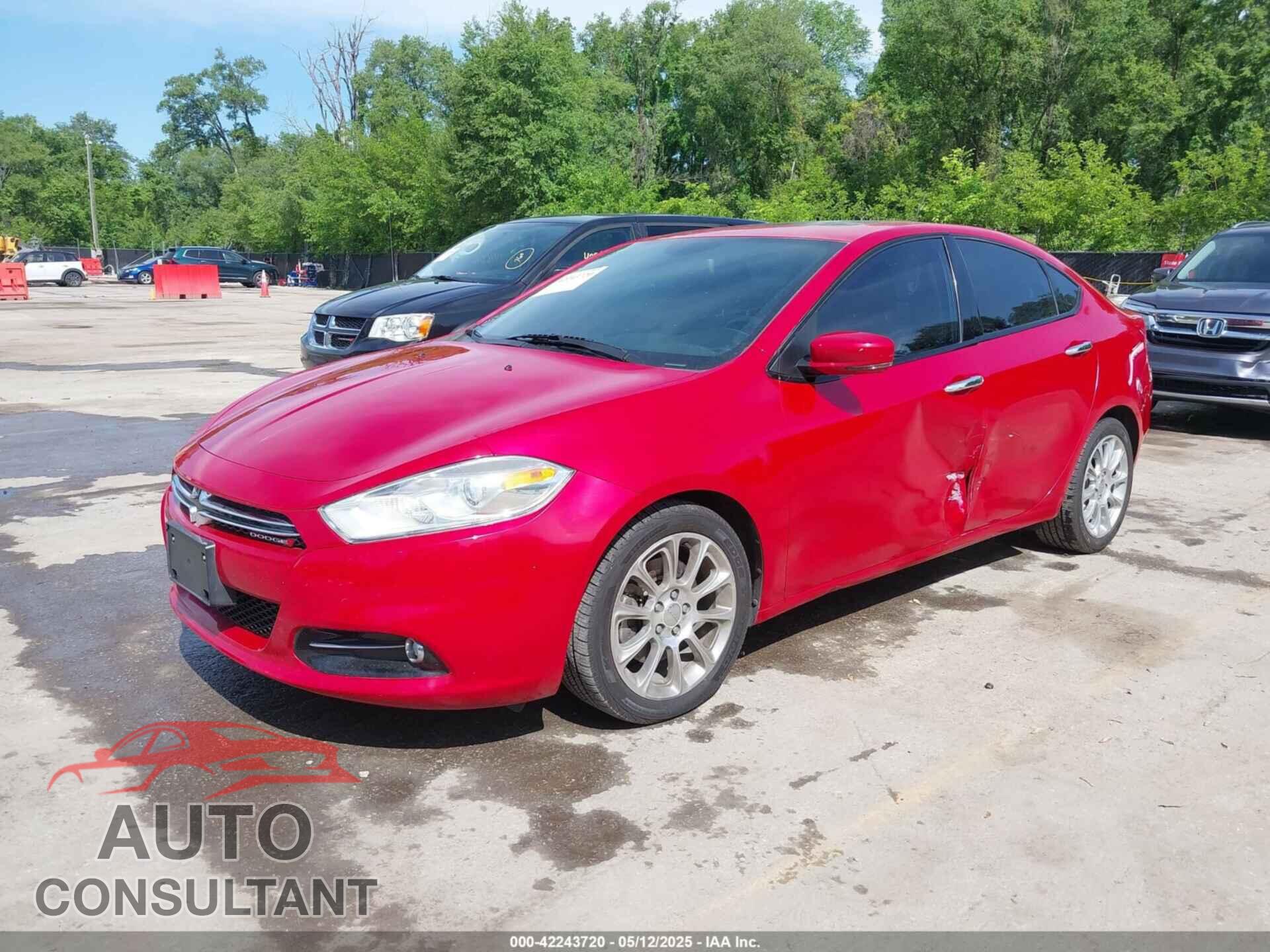 DODGE DART 2013 - 1C3CDFCH3DD156994