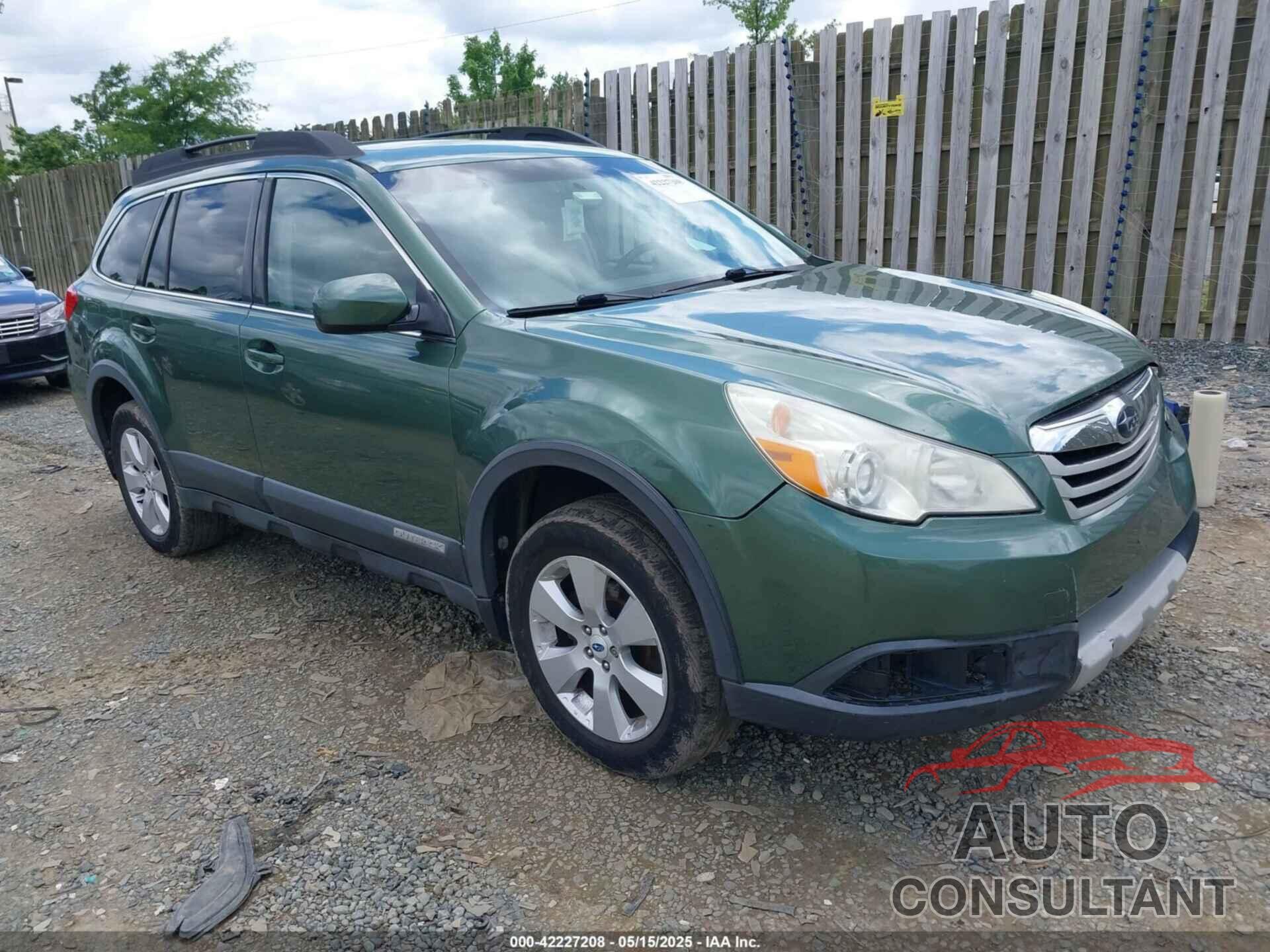 SUBARU OUTBACK 2012 - 4S4BRBKC4C3294891