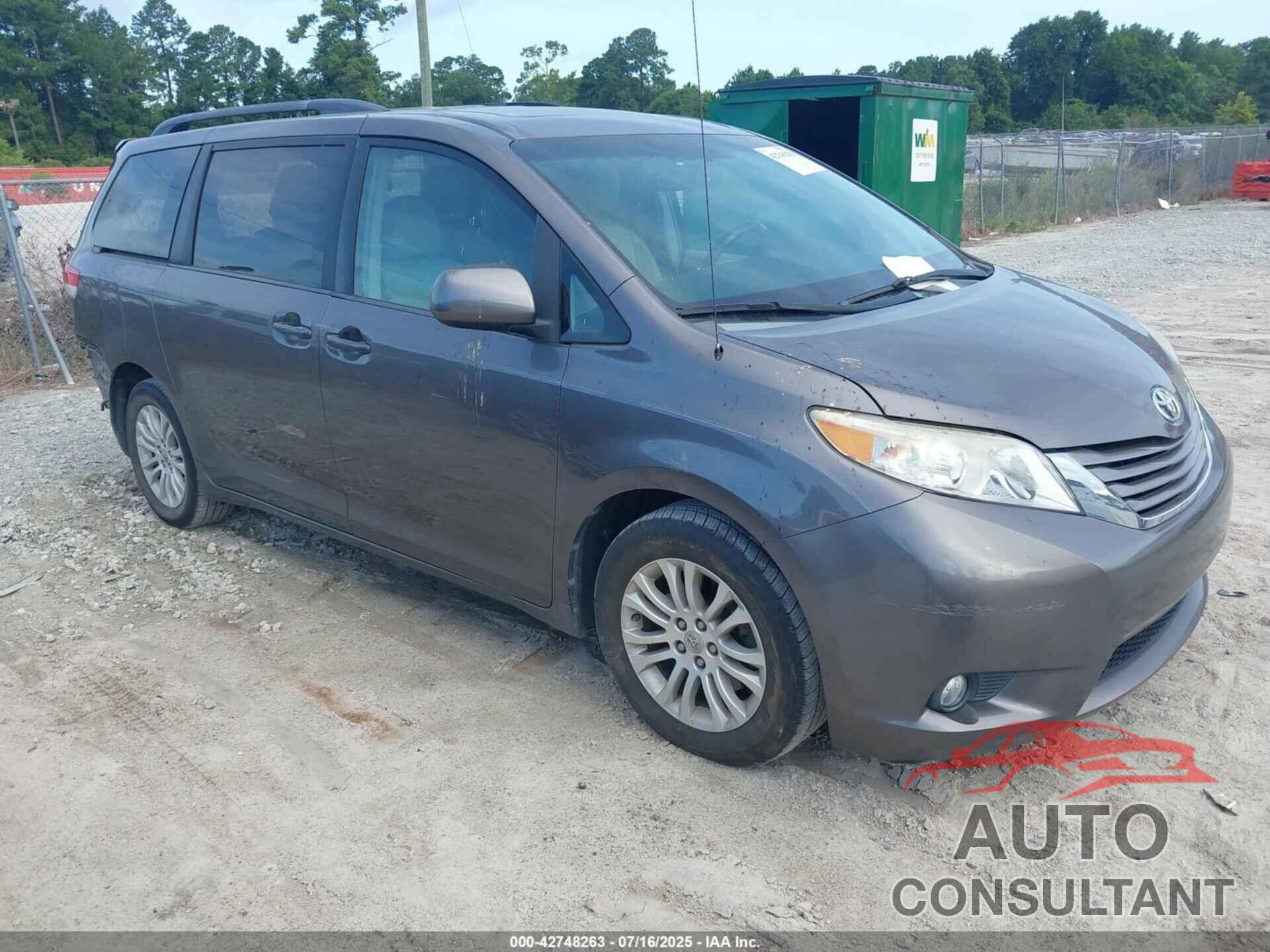TOYOTA SIENNA 2011 - 5TDYK3DC1BS170080