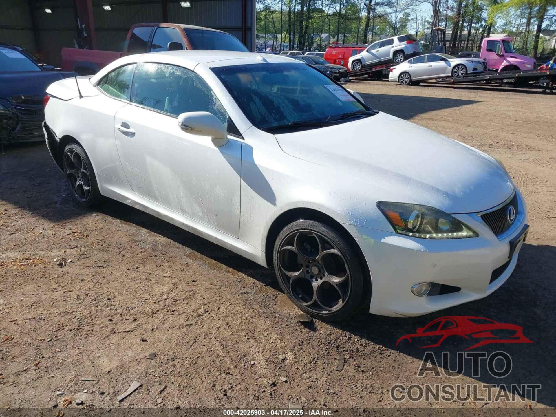LEXUS IS 250C 2012 - JTHFF2C20C2524497