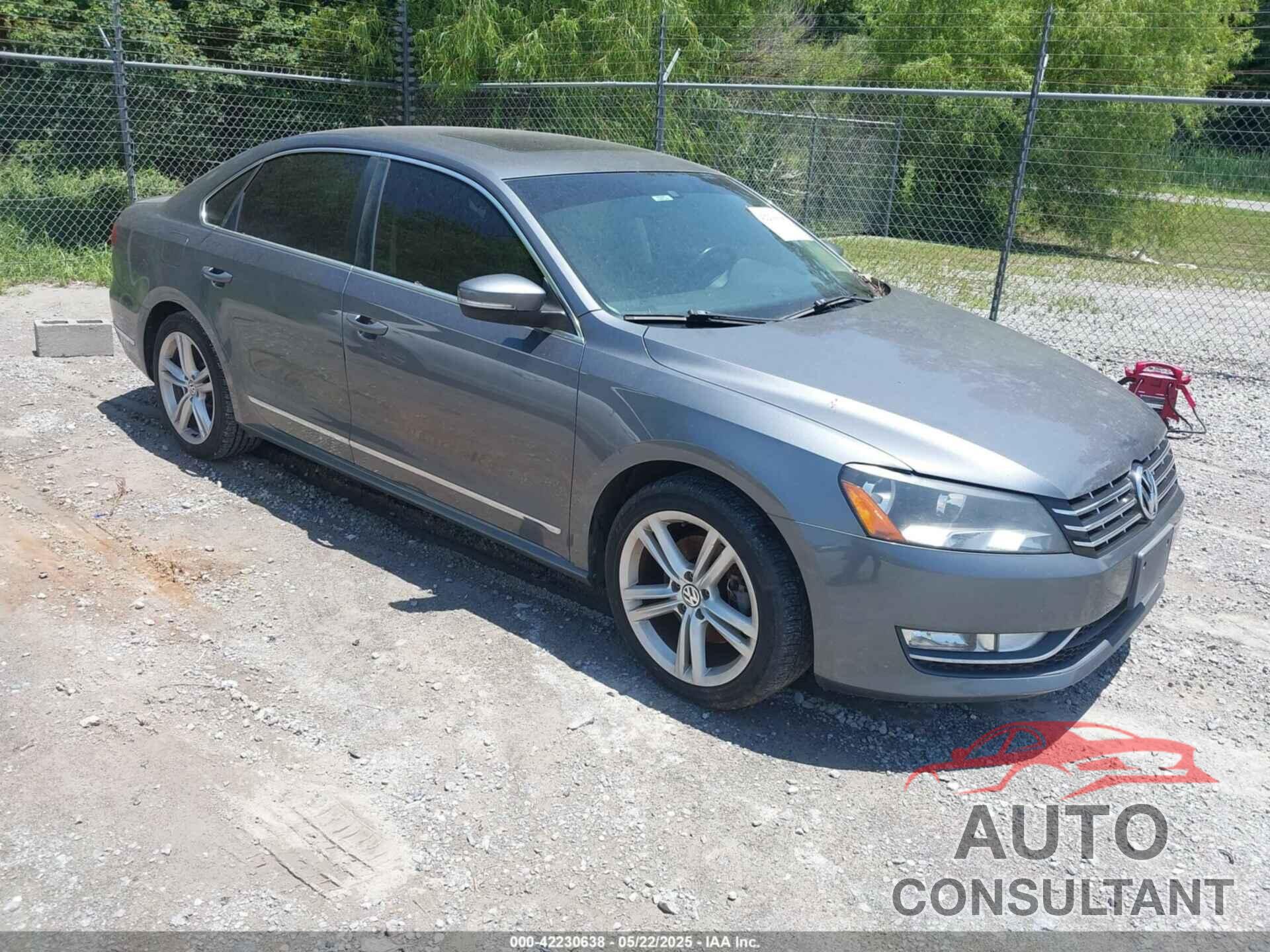 VOLKSWAGEN PASSAT 2014 - 1VWCN7A39EC038944