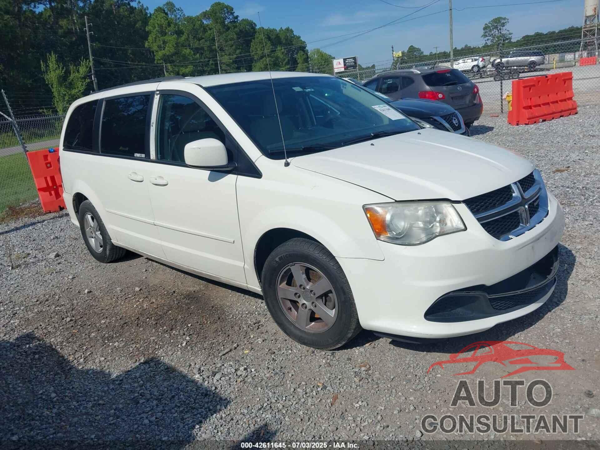 DODGE GRAND CARAVAN 2012 - 2C4RDGCG0CR129671