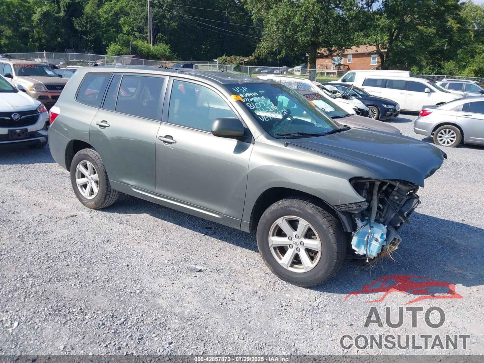 TOYOTA HIGHLANDER 2009 - JTEDS41A092074218