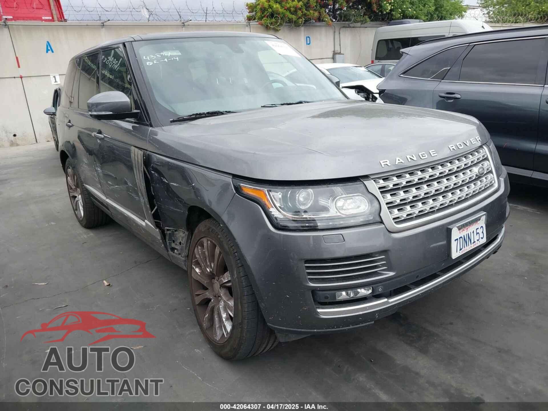 LAND ROVER RANGE ROVER 2014 - SALGS2EF9EA149261
