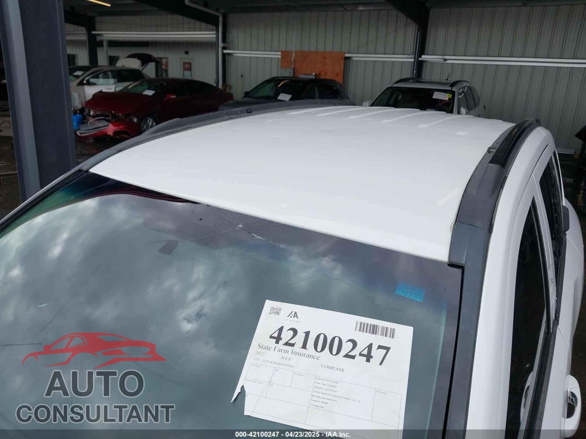 JEEP COMPASS 2012 - 1C4NJCBA8CD500642