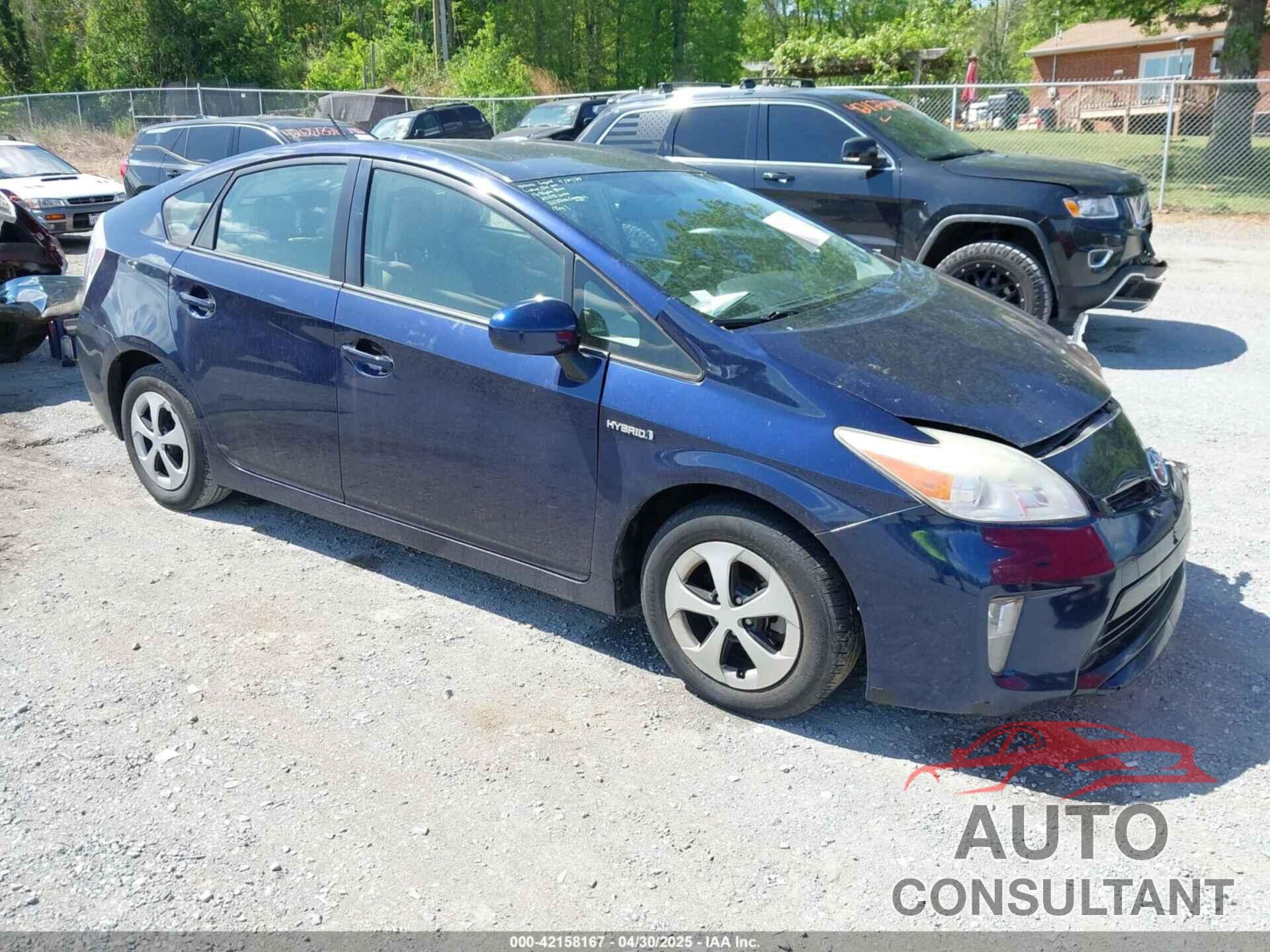 TOYOTA PRIUS 2012 - JTDKN3DUXC0333500