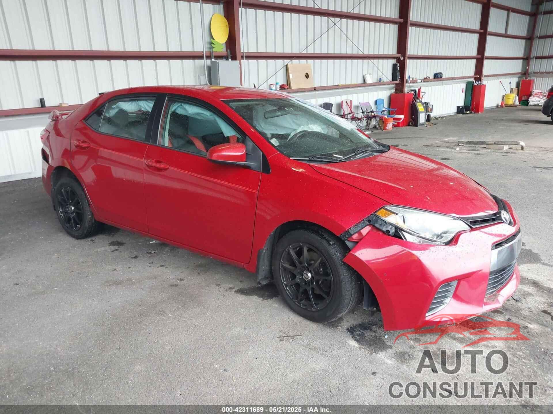 TOYOTA COROLLA 2015 - 2T1BURHE1FC274517
