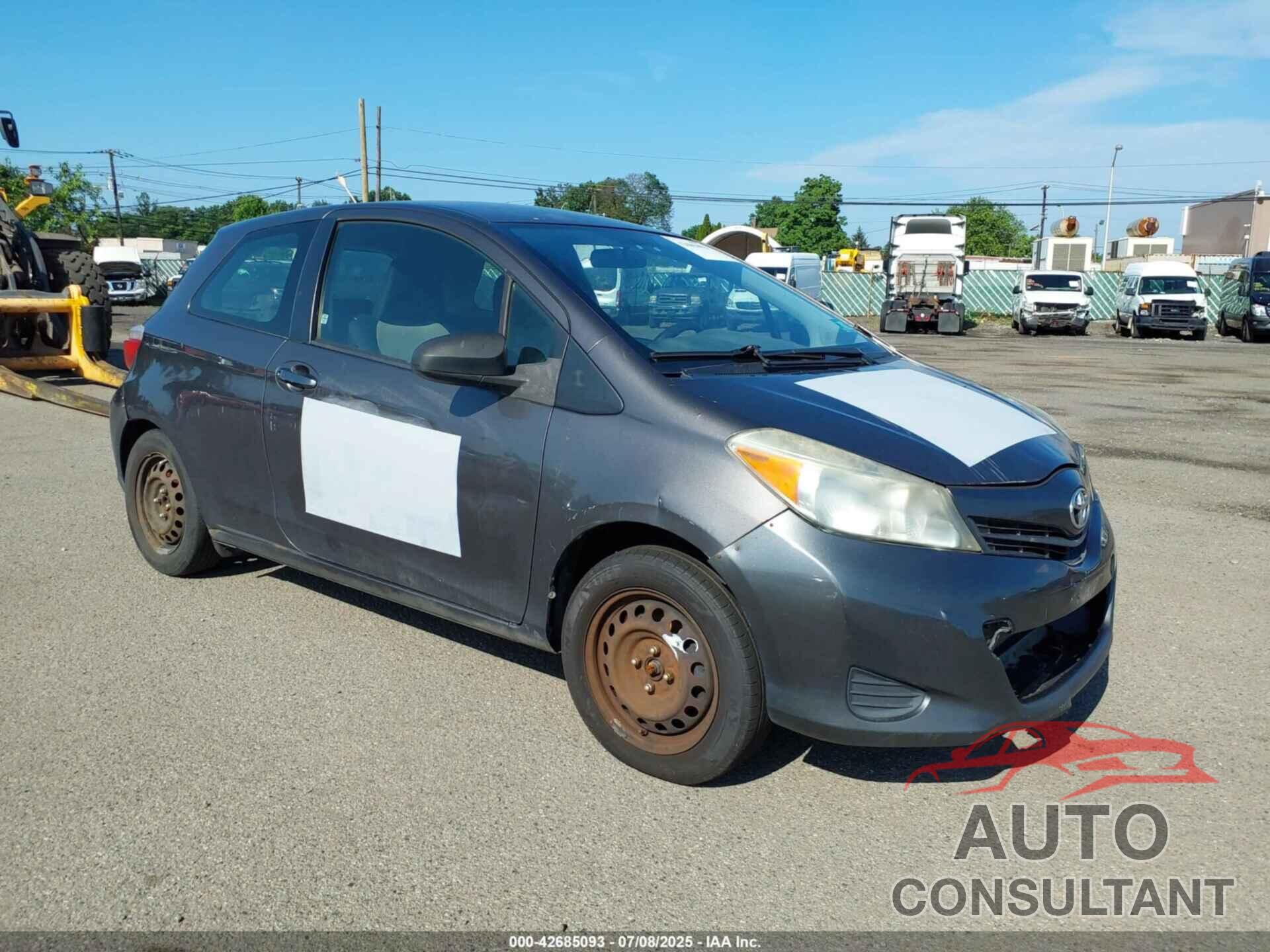 TOYOTA YARIS 2012 - JTDJTUD36CD512270