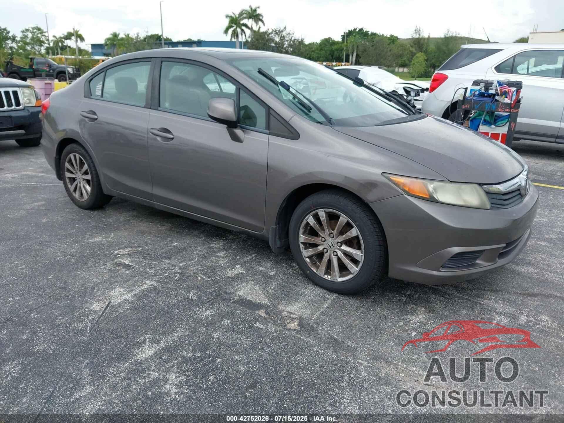 HONDA CIVIC 2012 - 19XFB2F91CE026981