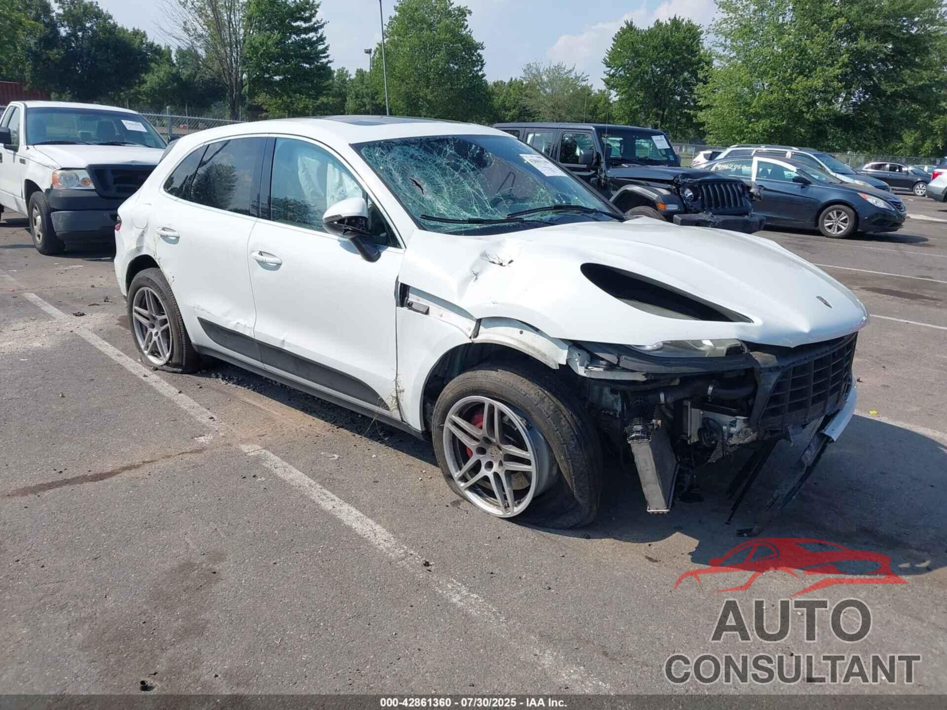 PORSCHE MACAN 2017 - WP1AB2A57HLB11142