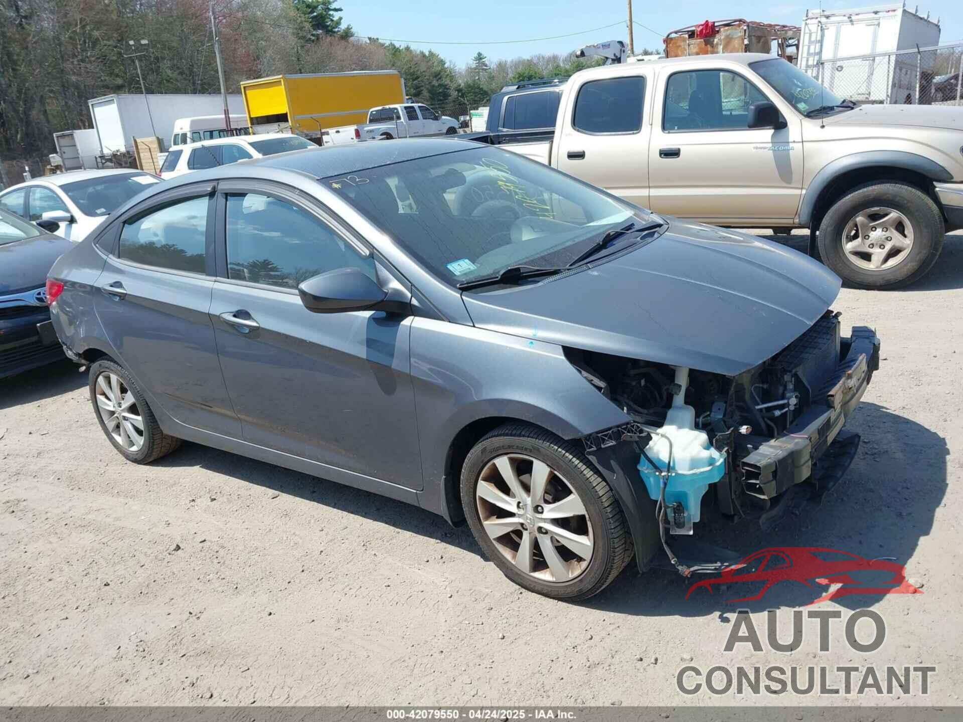 HYUNDAI ACCENT 2012 - KMHCU4AE9CU167338