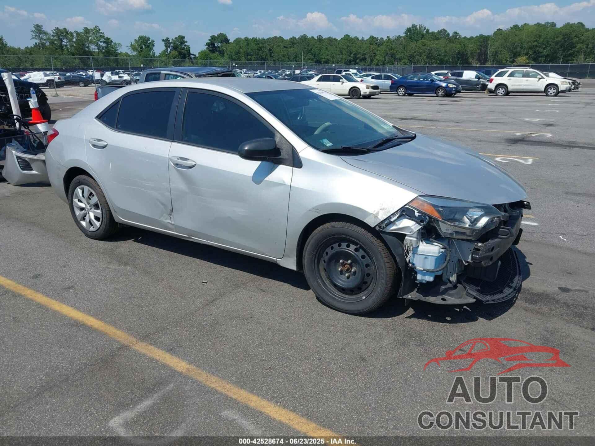TOYOTA COROLLA 2016 - 2T1BURHEXGC523902