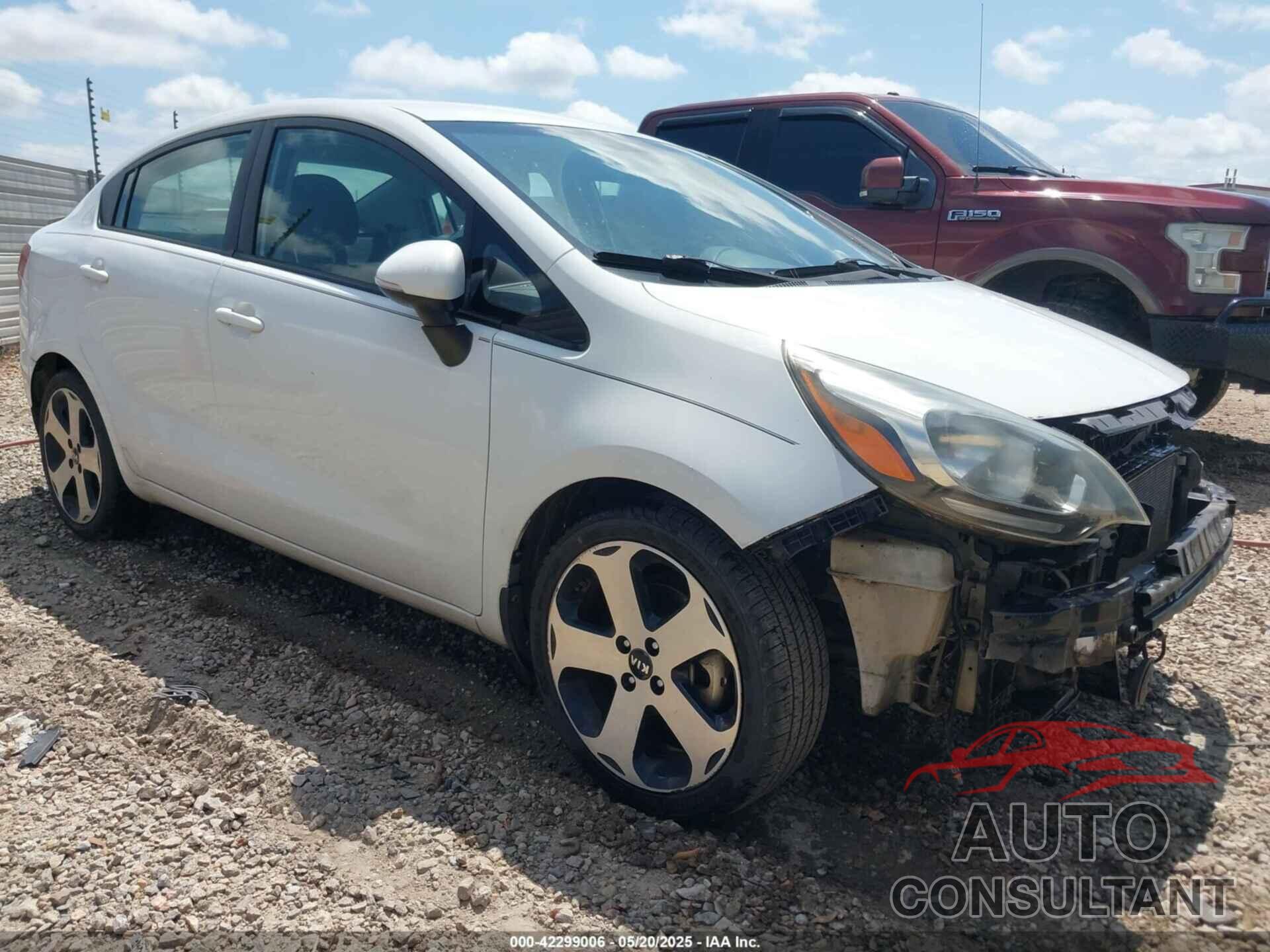 KIA RIO 2012 - KNADN4A3XC6058649