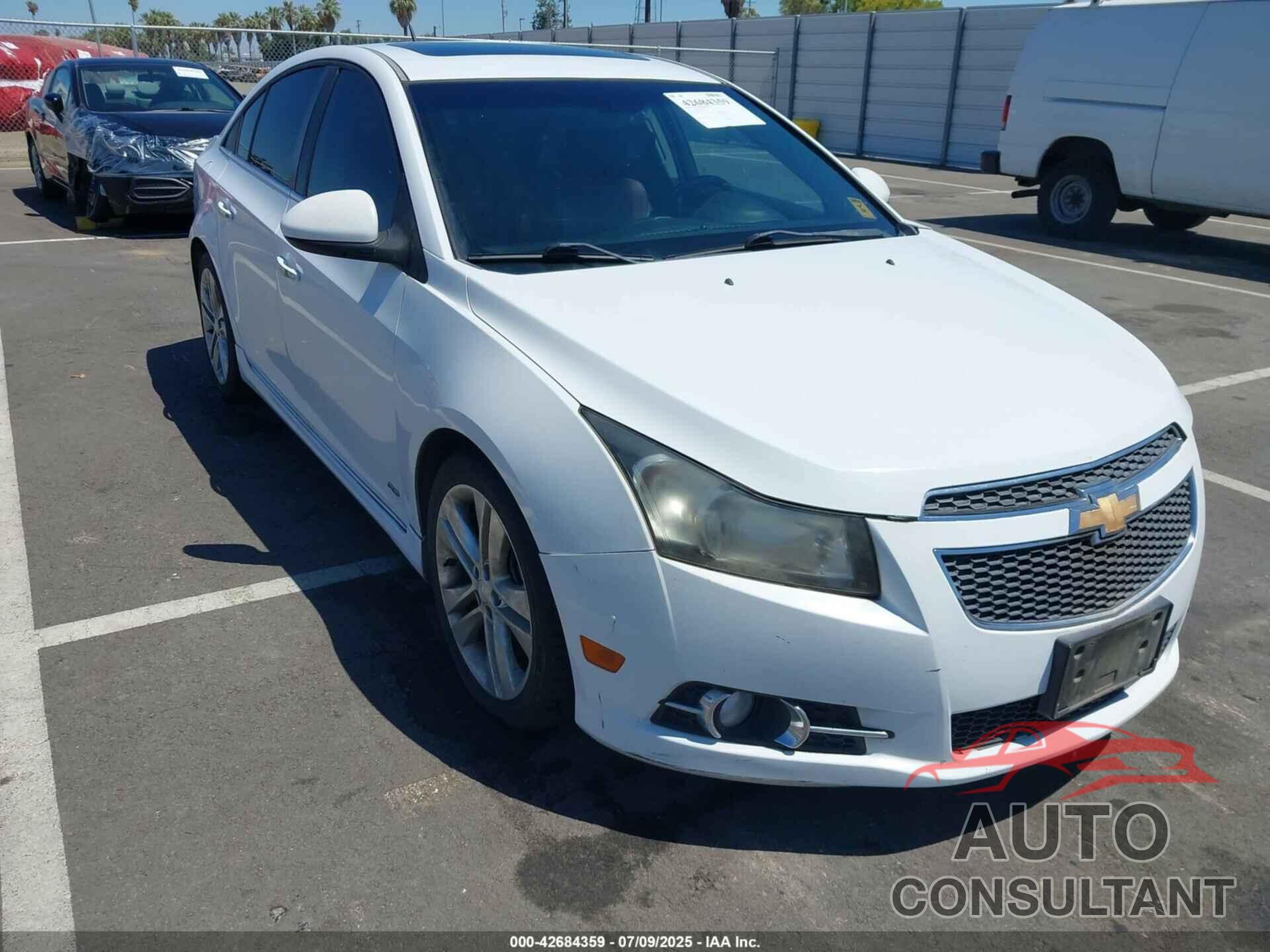 CHEVROLET CRUZE 2012 - 1G1PH5SC1C7238763