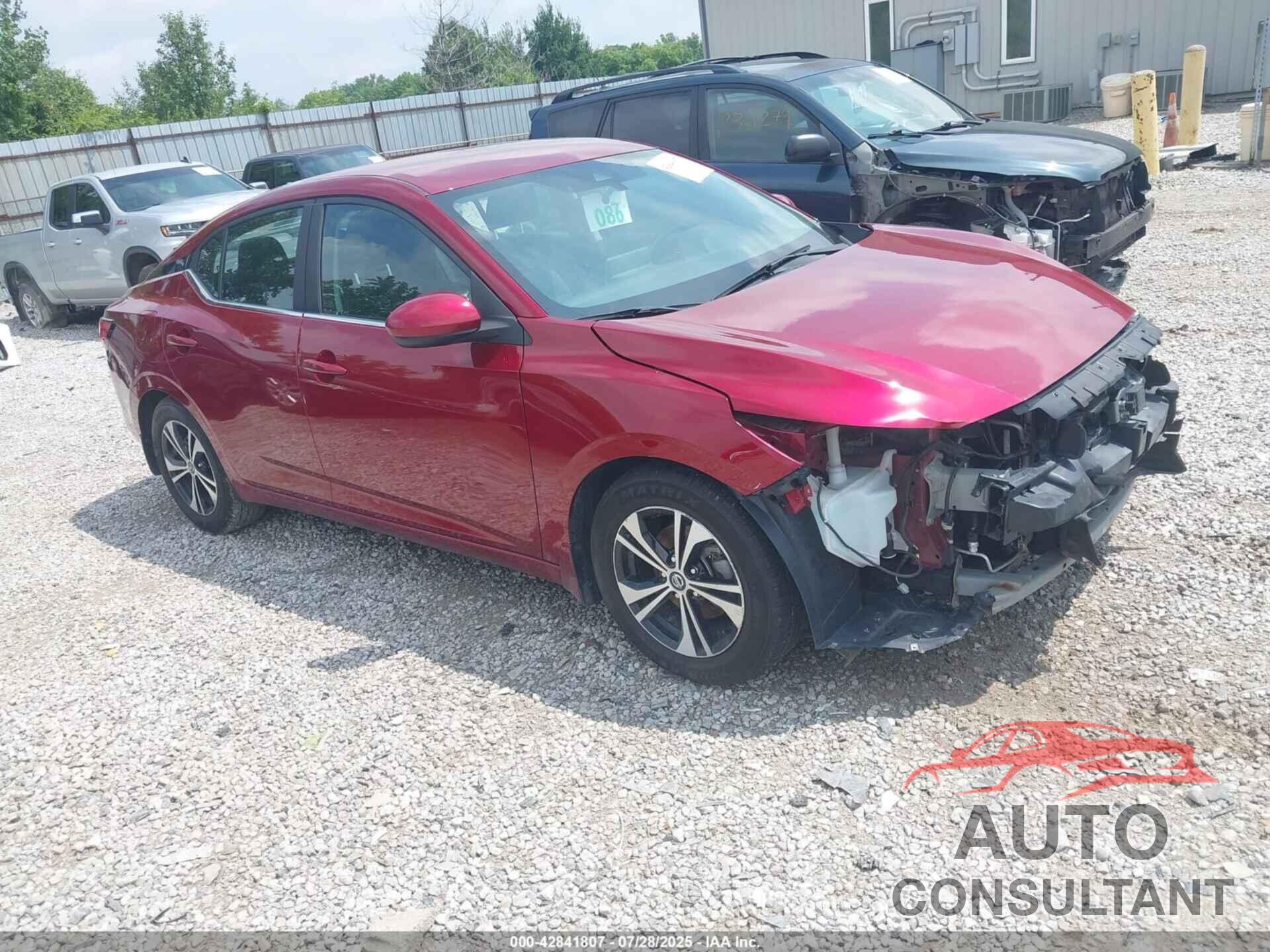 NISSAN SENTRA 2022 - 3N1AB8CV8NY204453