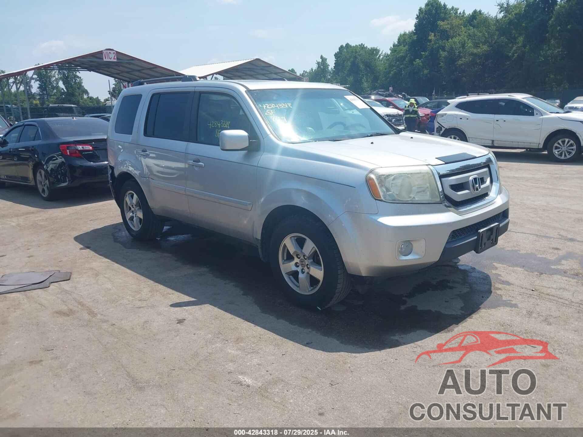 HONDA PILOT 2011 - 5FNYF4H66BB062332