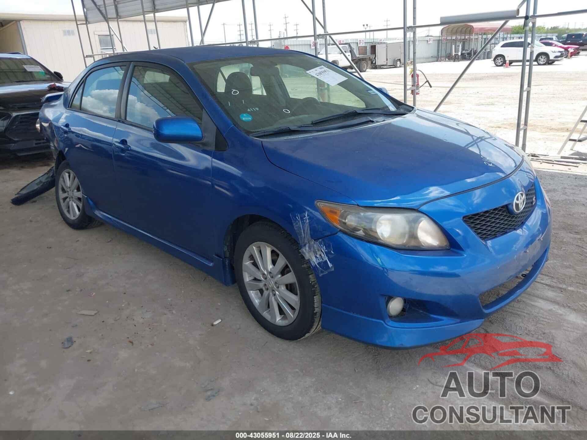 TOYOTA COROLLA 2010 - 2T1BU4EE8AC454254