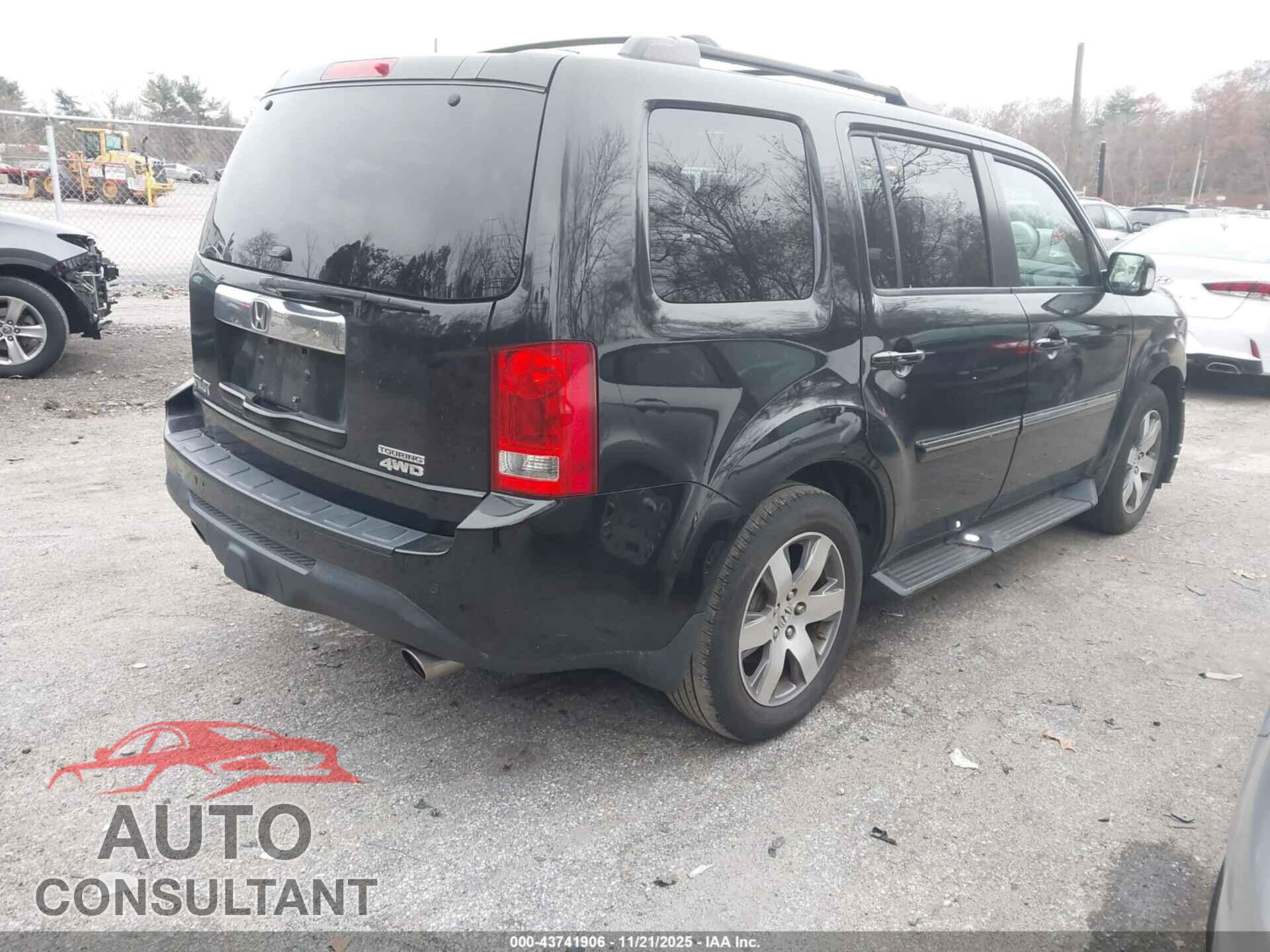 HONDA PILOT 2013 - 5FNYF4H95DB032123