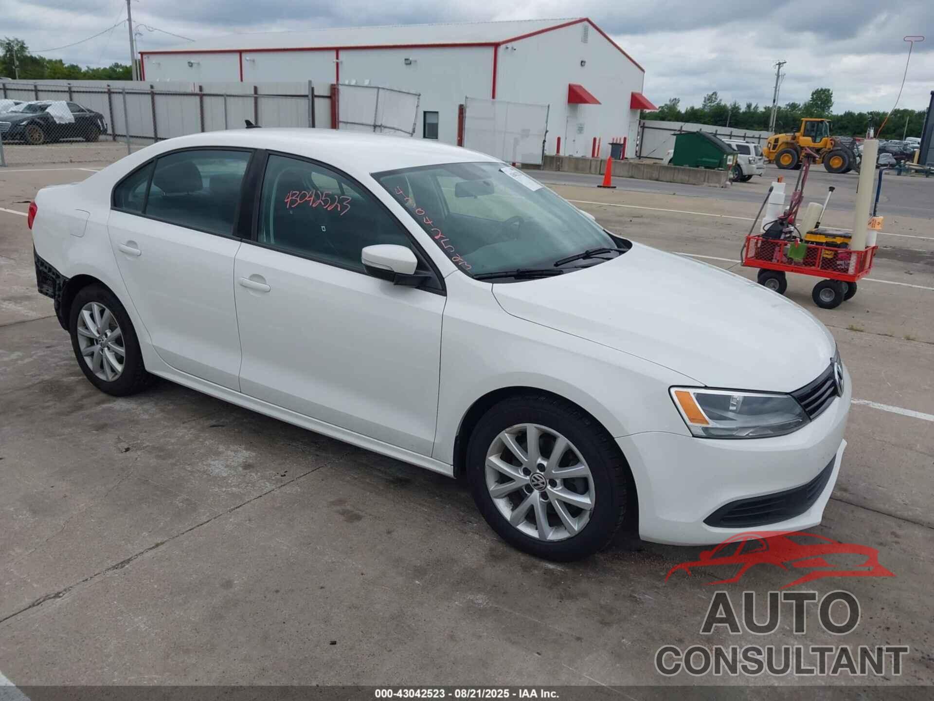 VOLKSWAGEN JETTA 2012 - 3VWDP7AJ6CM466365