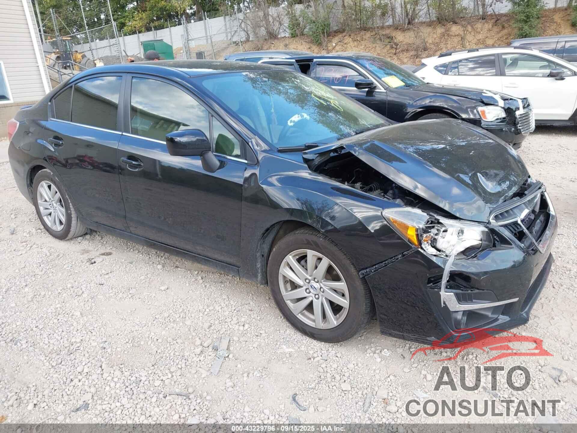 SUBARU IMPREZA 2016 - JF1GJAB60GH012508