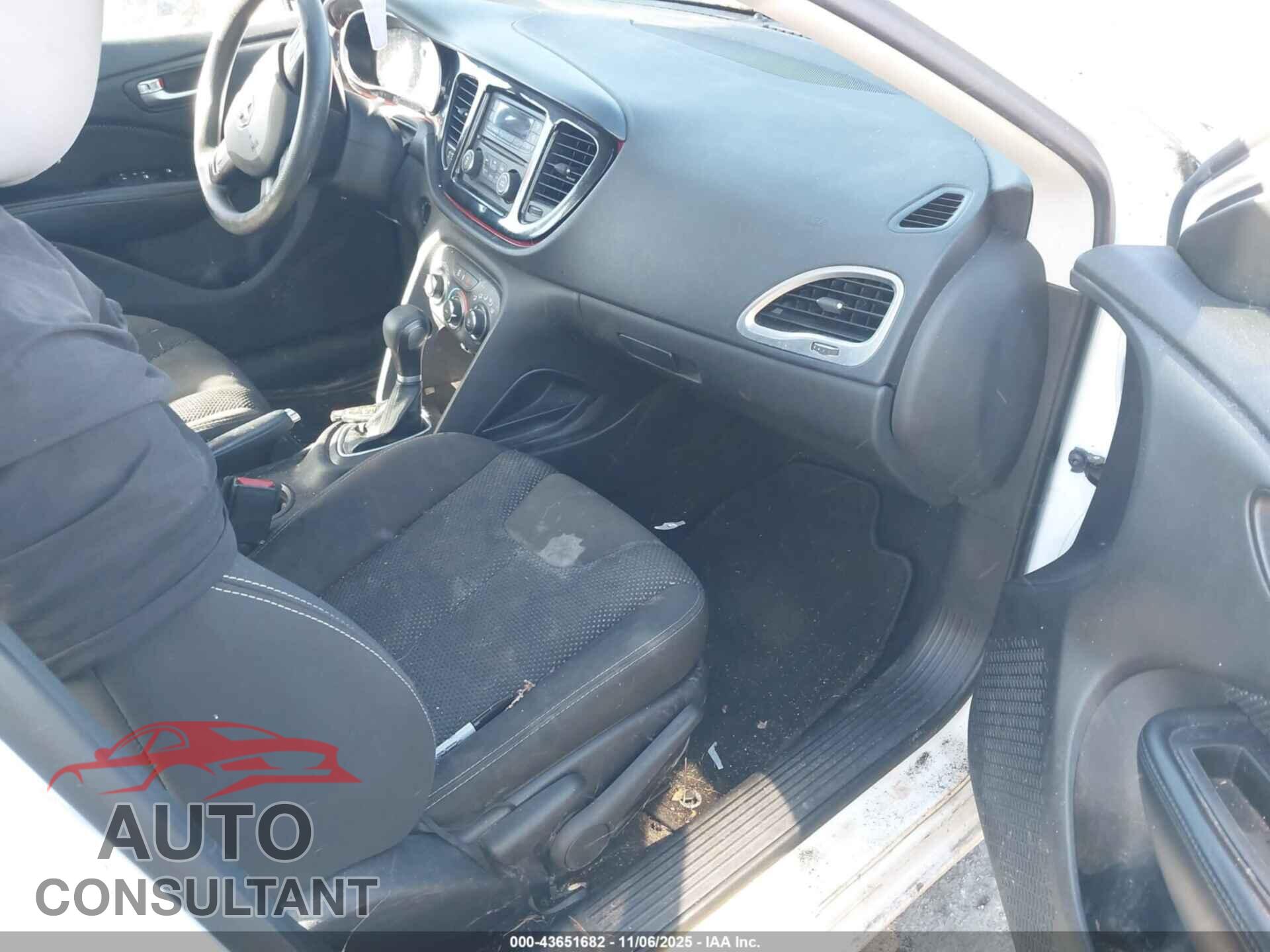 DODGE DART 2015 - 1C3CDFBB1FD310084