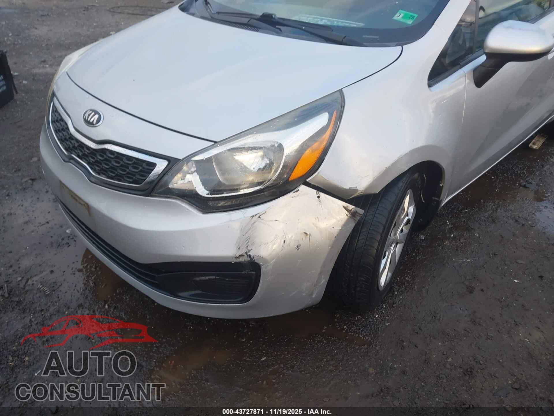 KIA RIO 2013 - KNADN4A33D6223653