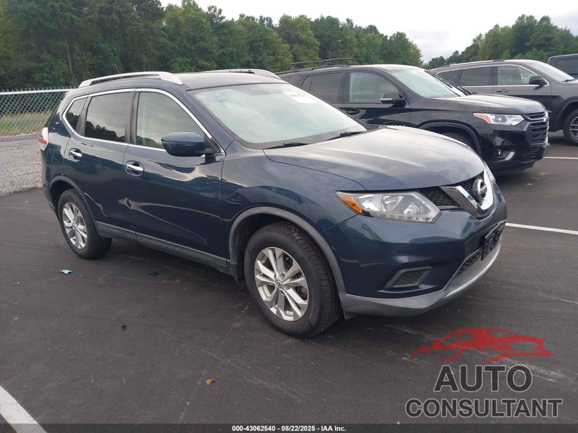 NISSAN ROGUE 2016 - KNMAT2MV6GP699732