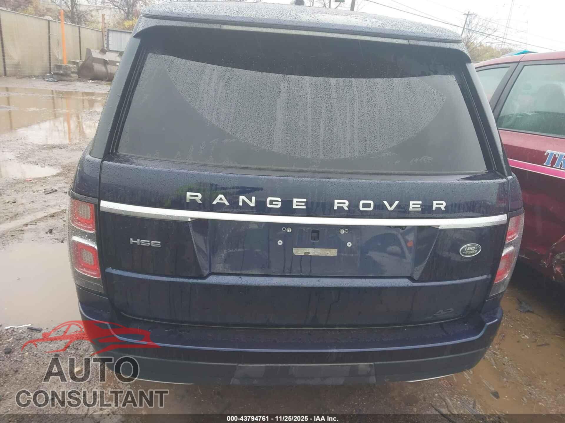 LAND ROVER RANGE ROVER 2018 - SALGS2SV2JA391069