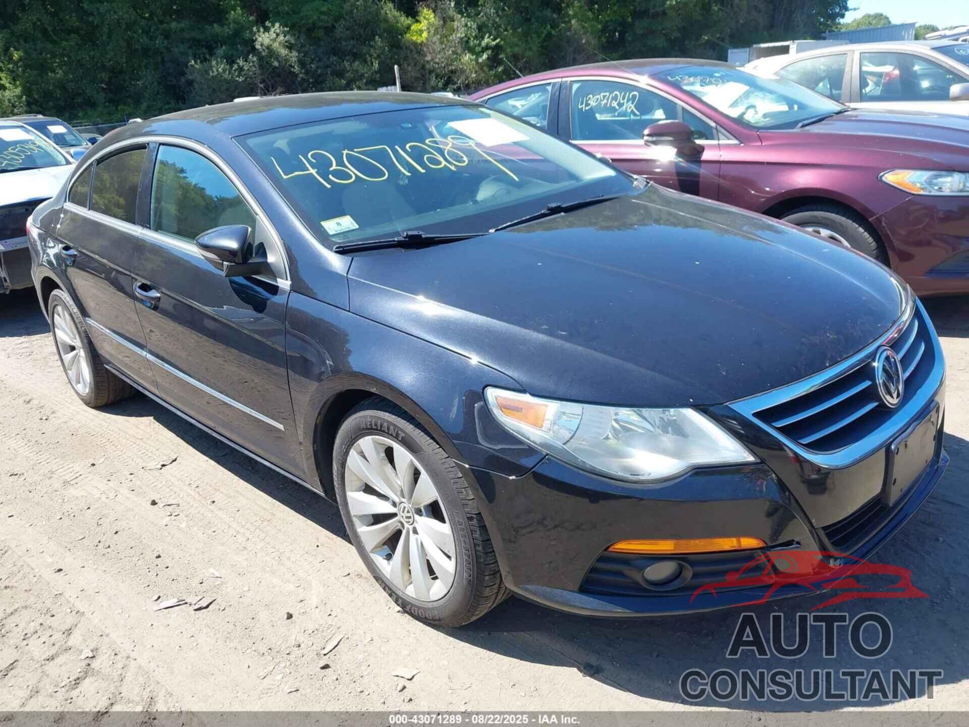 VOLKSWAGEN CC 2010 - WVWML7AN9AE500948