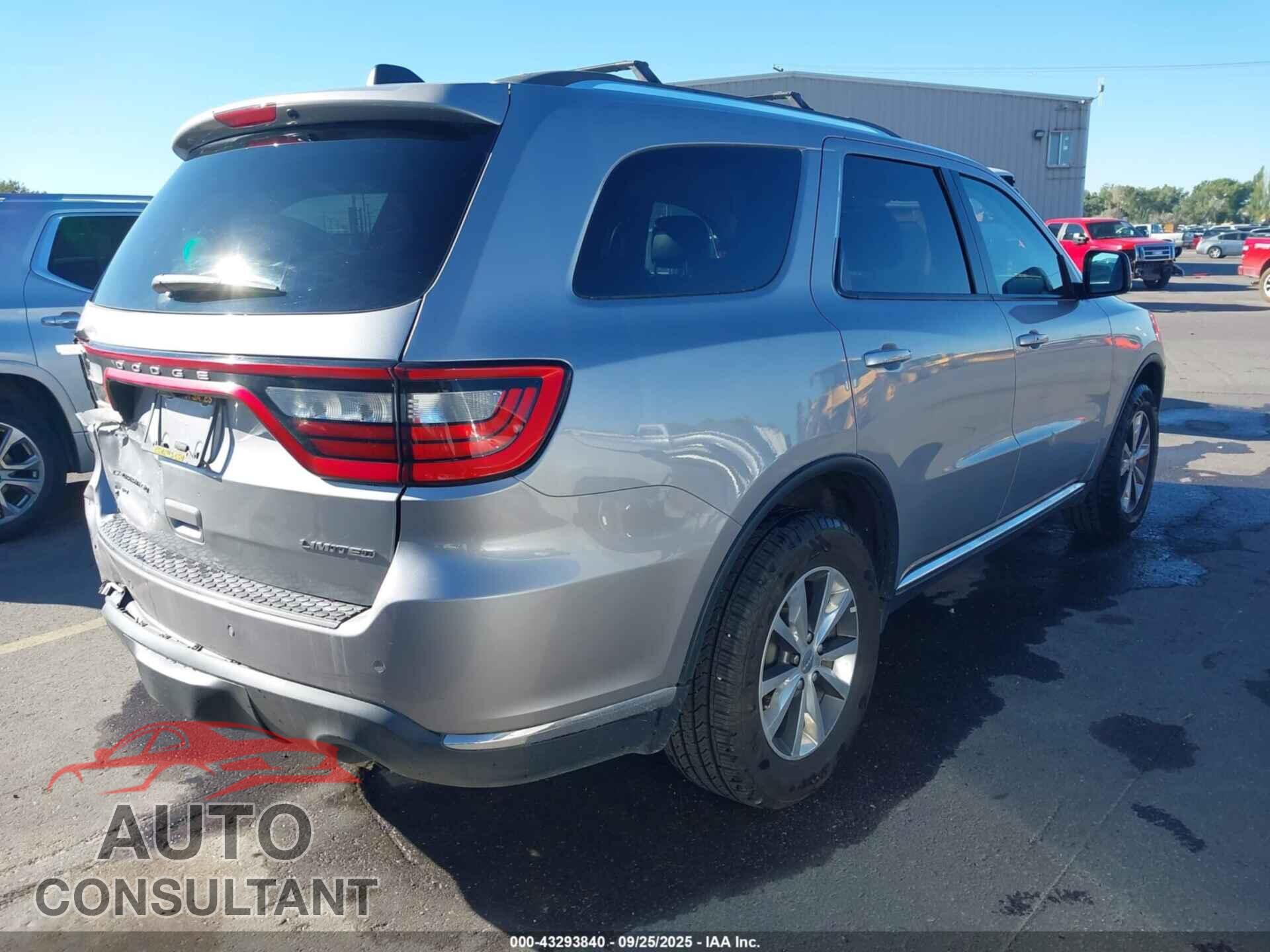 DODGE DURANGO 2016 - 1C4RDJDG9GC449162