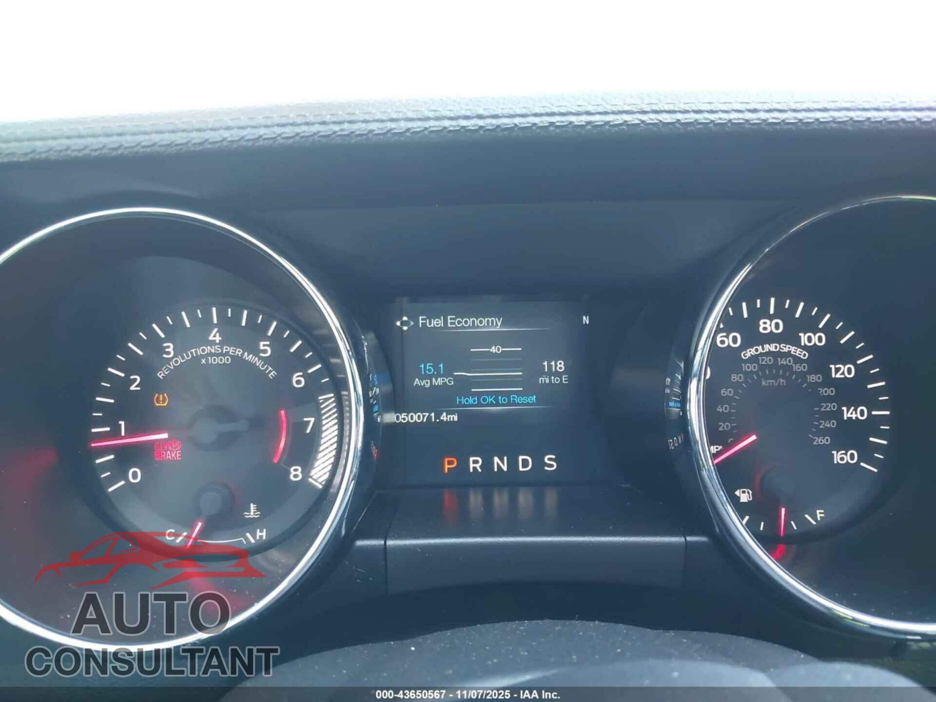 FORD MUSTANG 2017 - 1FA6P8CF7H5217439