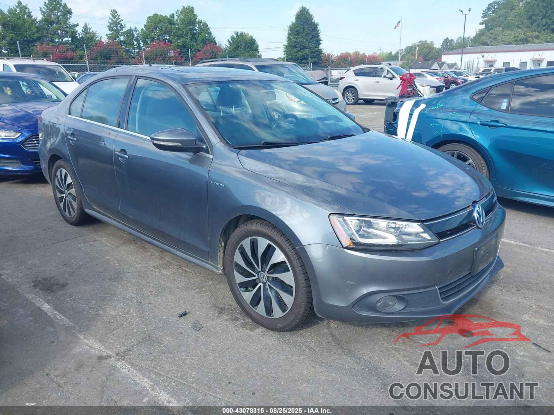 VOLKSWAGEN JETTA HYBRID 2013 - 3VW637AJ5DM254787