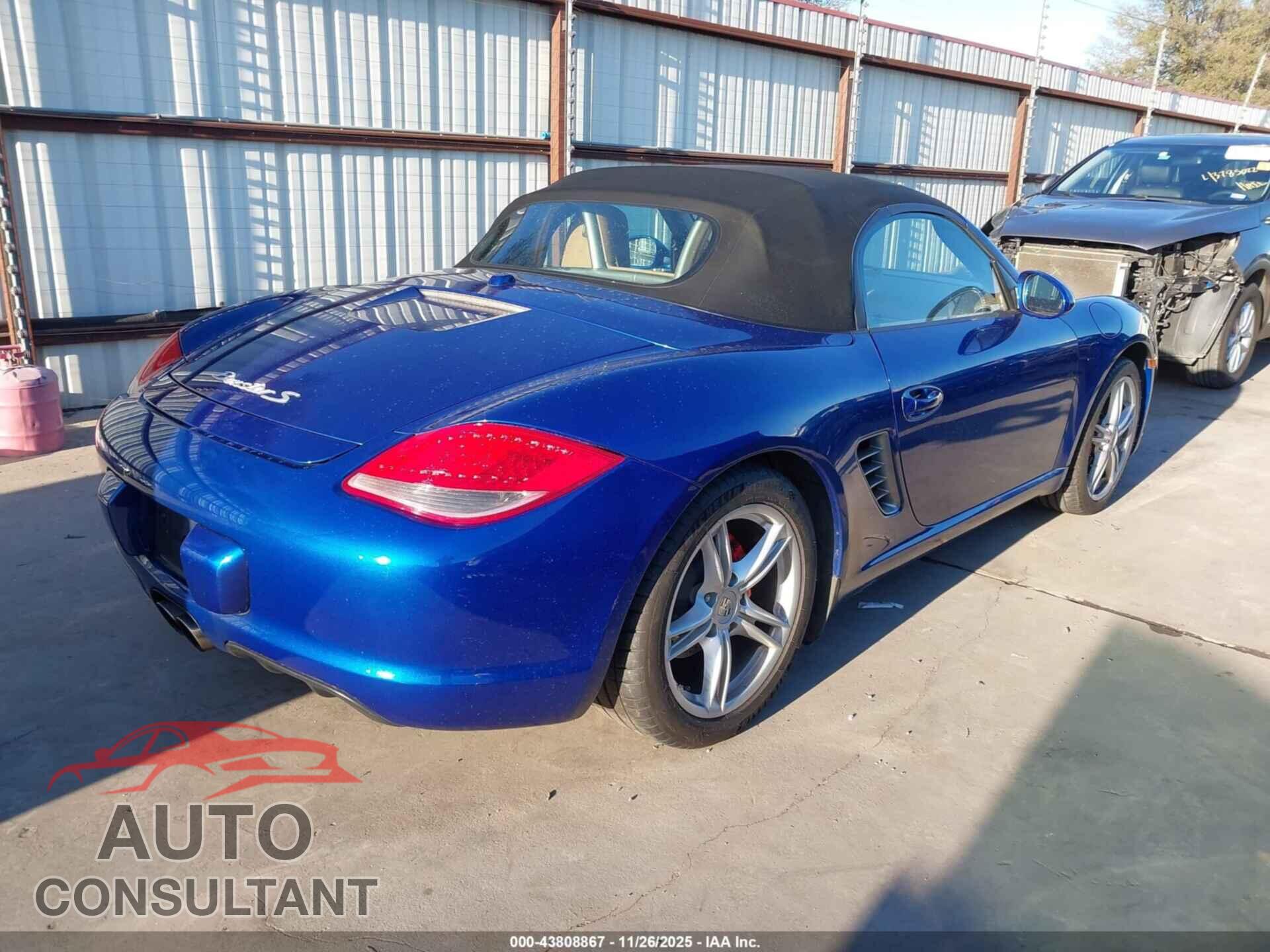 PORSCHE BOXSTER 2011 - WP0CB2A84BS730153