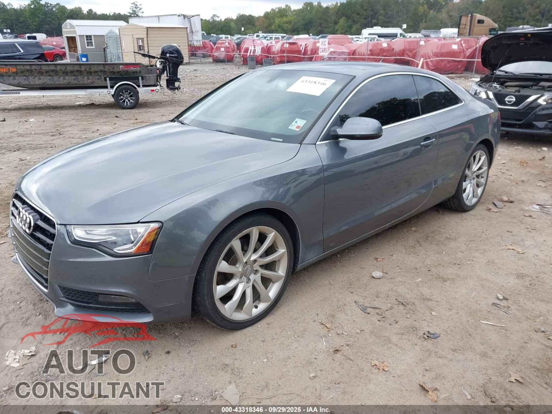 AUDI A5 2013 - WAULFAFR5DA036657