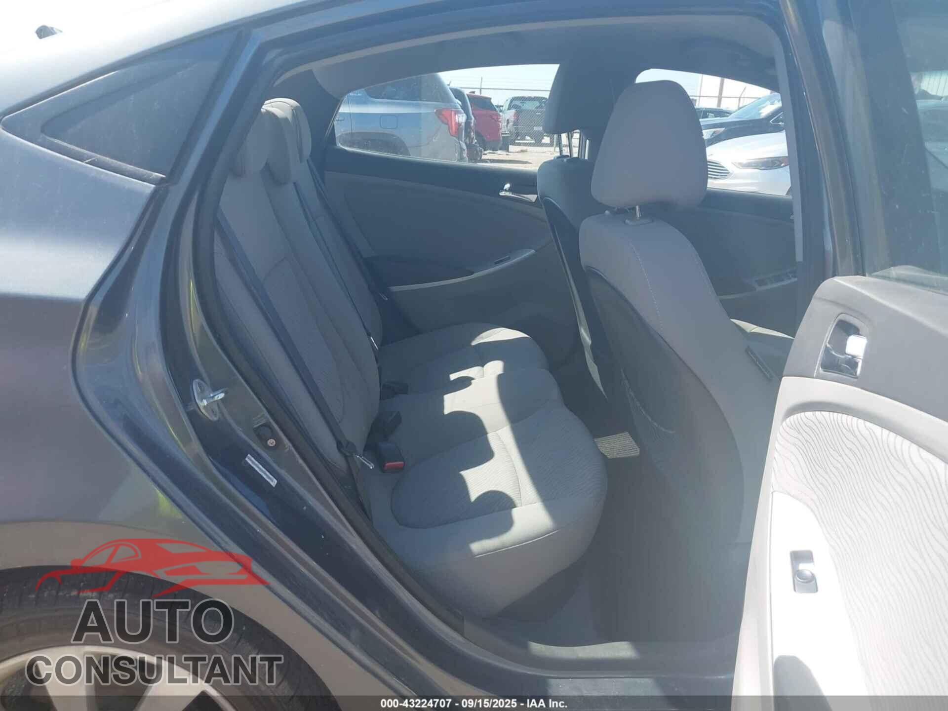 HYUNDAI ACCENT 2012 - KMHCU4AE7CU169184