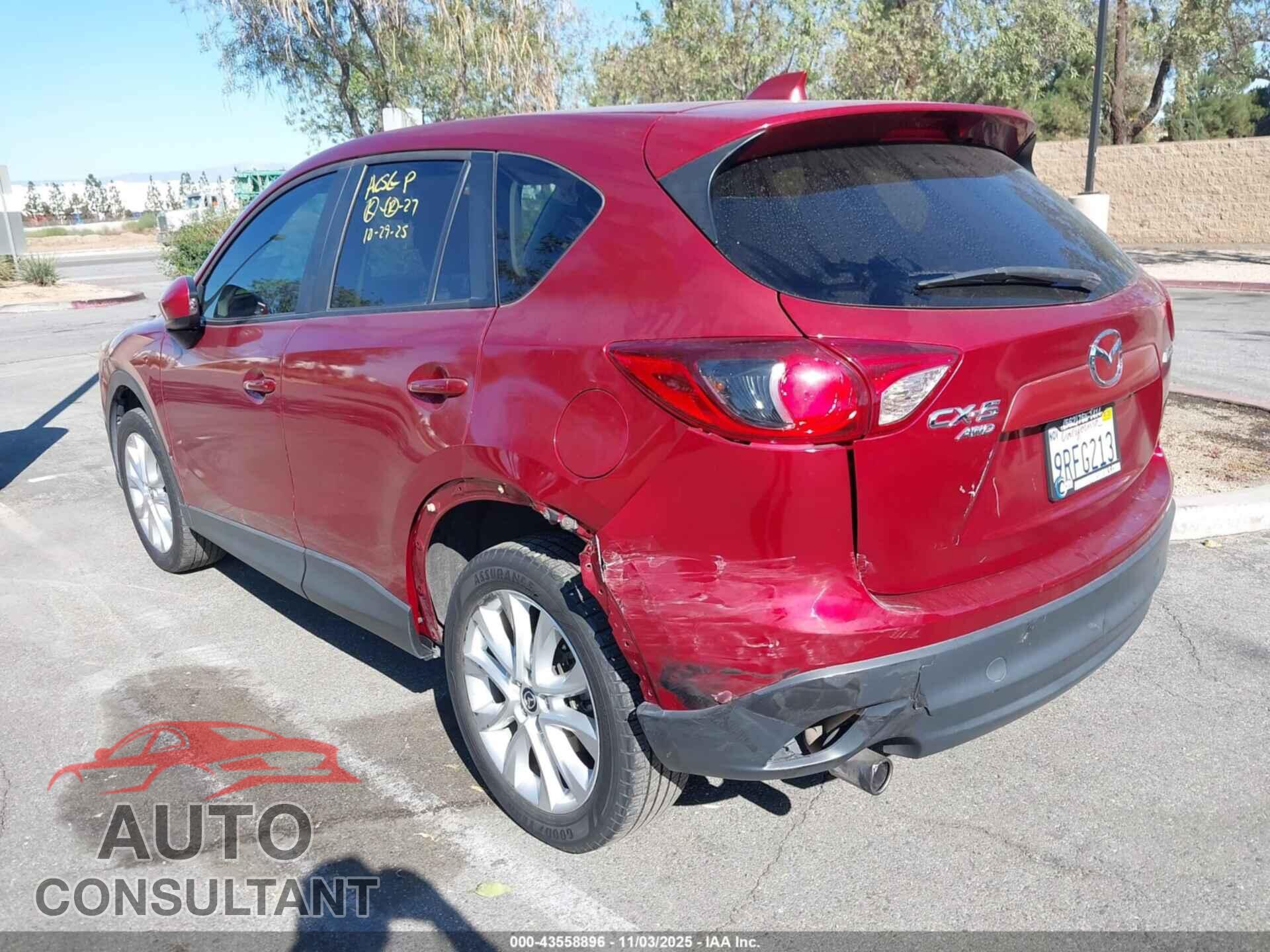 MAZDA CX-5 2013 - JM3KE4DE0D0137489