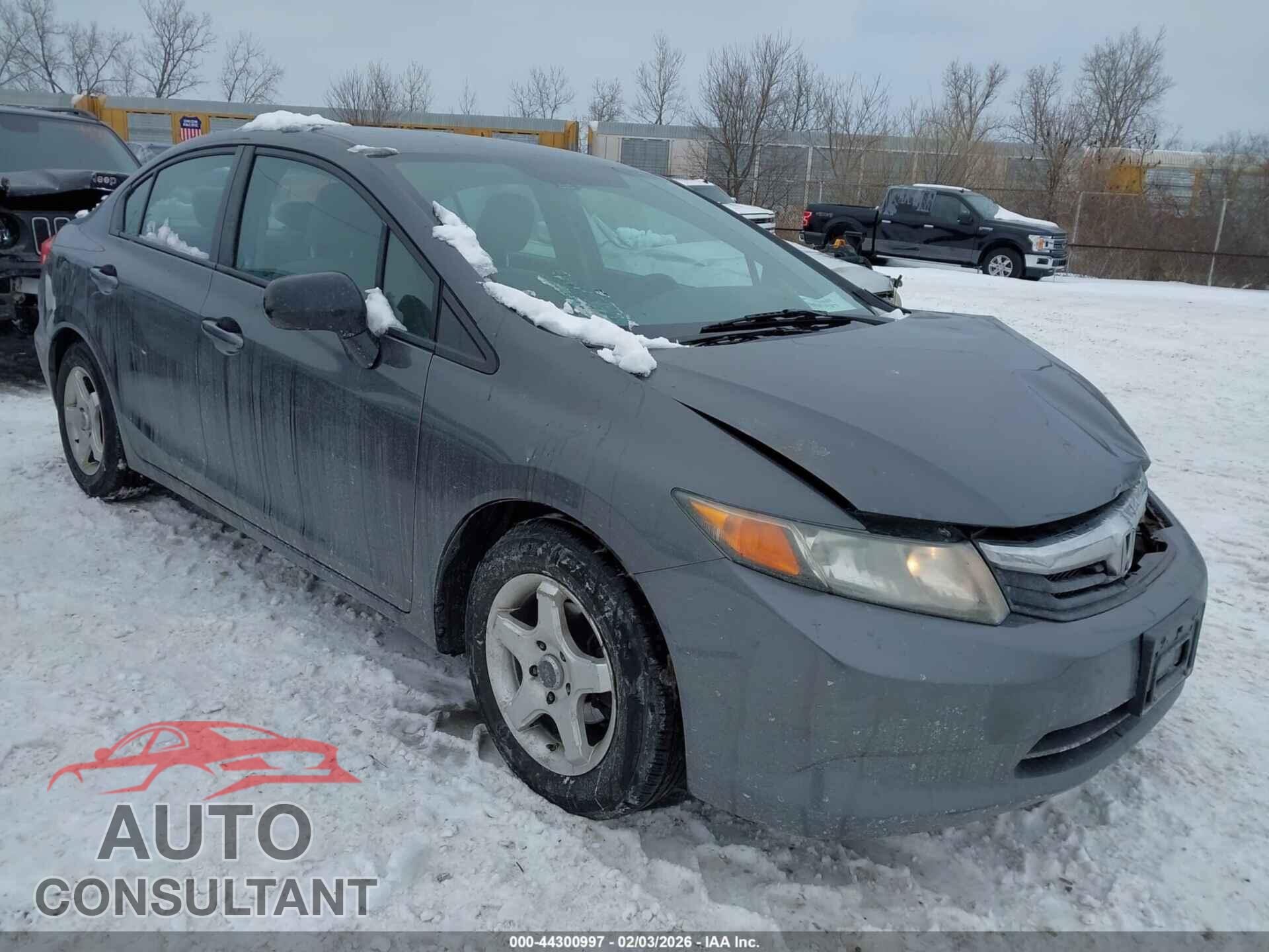 HONDA CIVIC 2012 - 2HGFB2F61CH553639