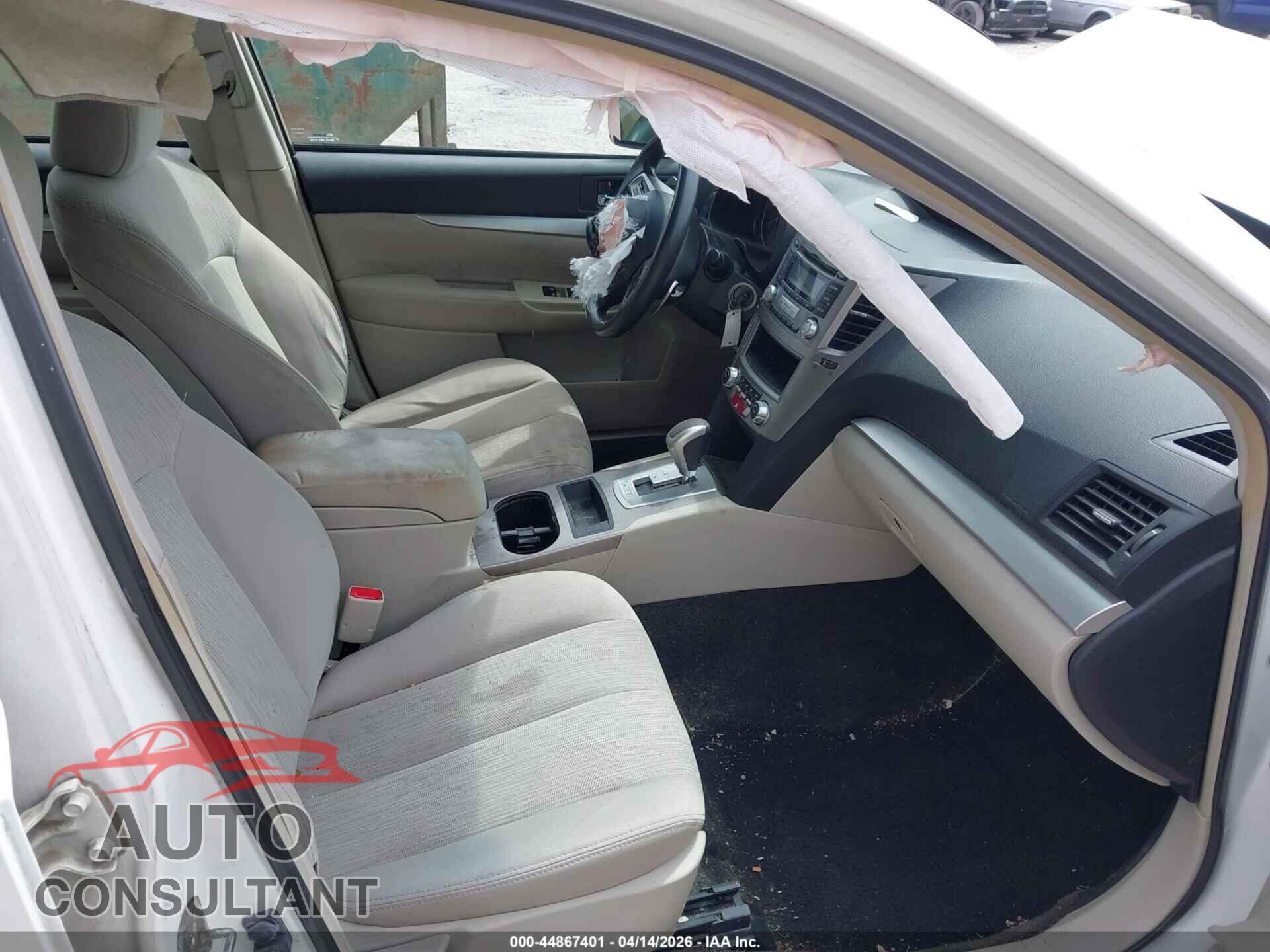SUBARU OUTBACK 2013 - 4S4BRBAC7D3324162