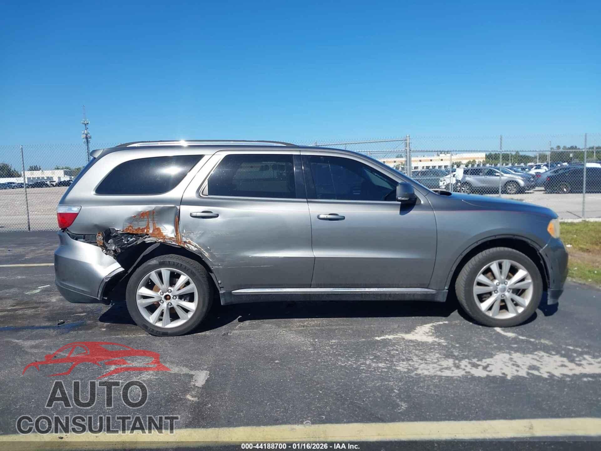 DODGE DURANGO 2012 - 1C4RDHDGXCC330619