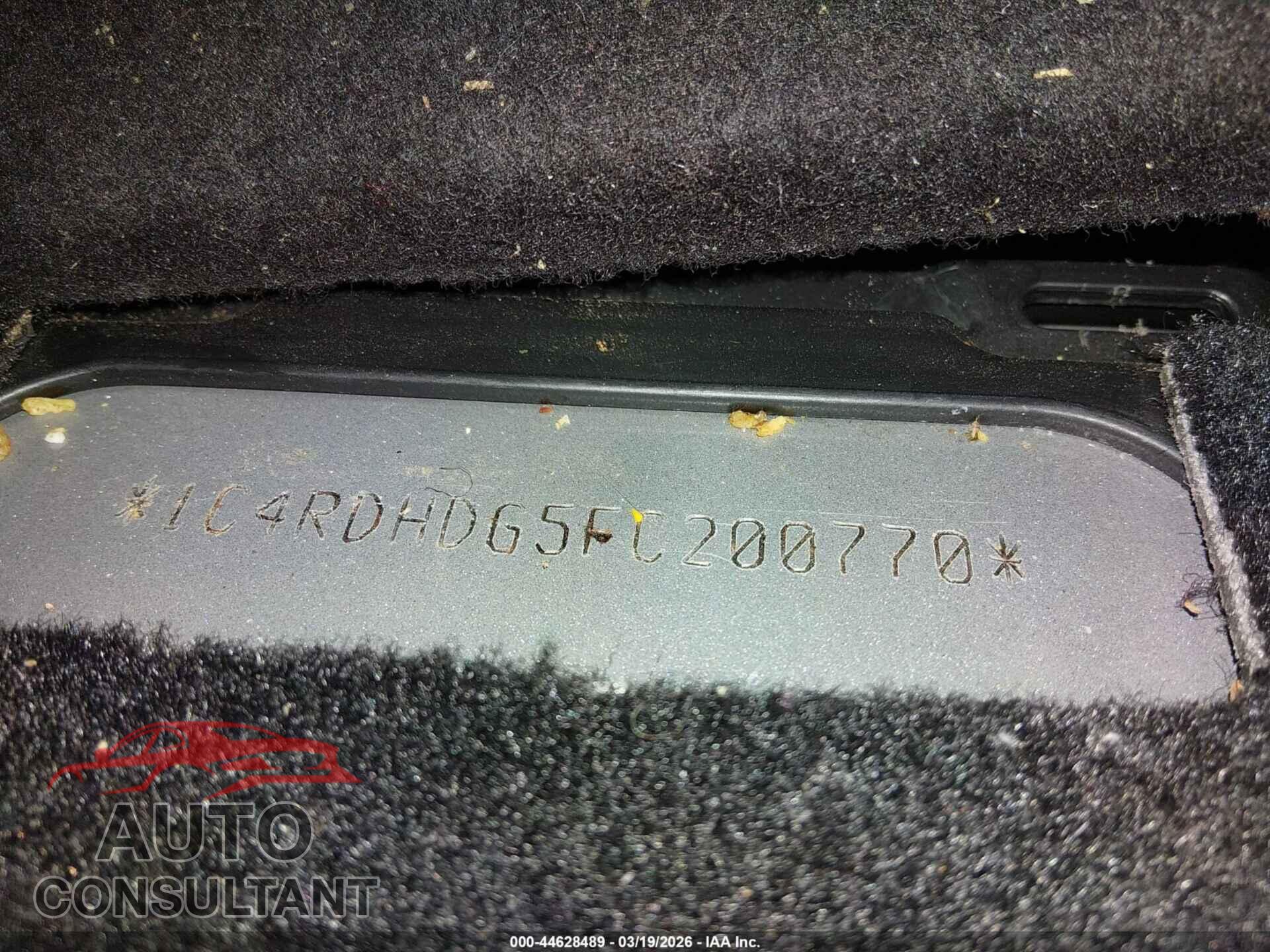 DODGE DURANGO 2015 - 1C4RDHDG5FC200770
